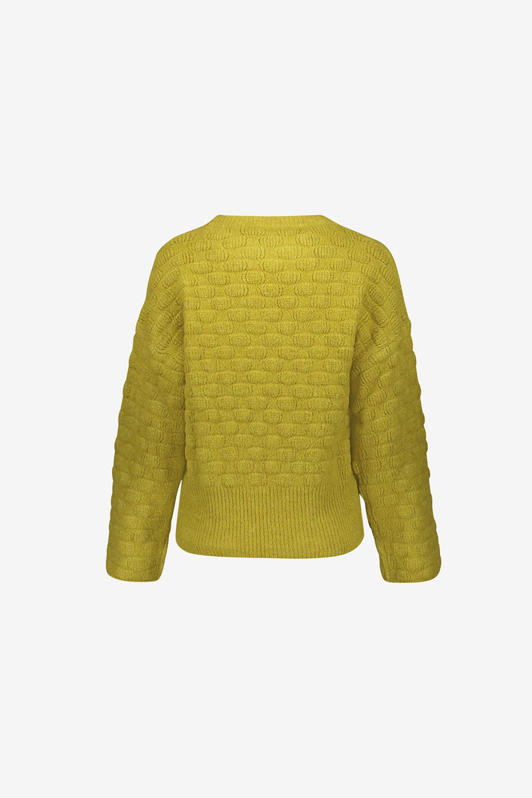 Geisha Damen Strickpullover mit gewelltem Ajourmuster
