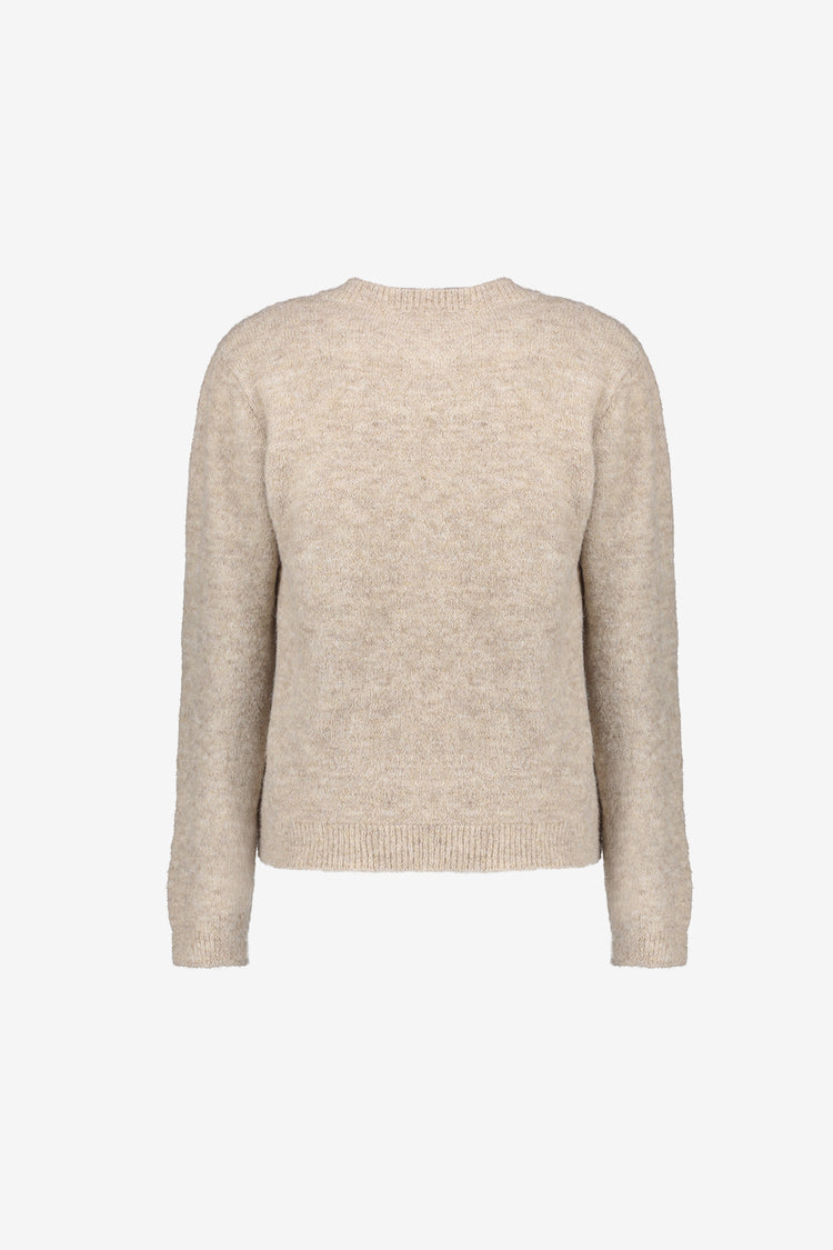 Geisha Damen Pullover mit Herzmotiv und Rundhalsausschnitt