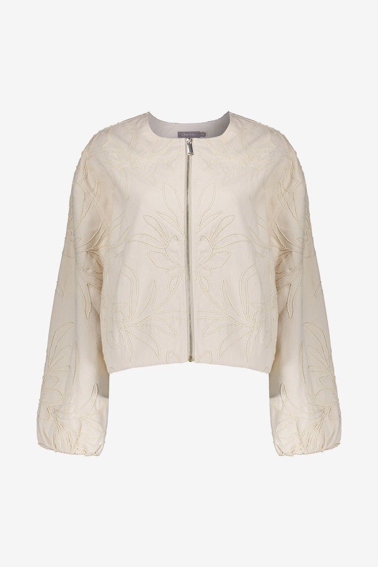Bomberjacke mit Stickereien