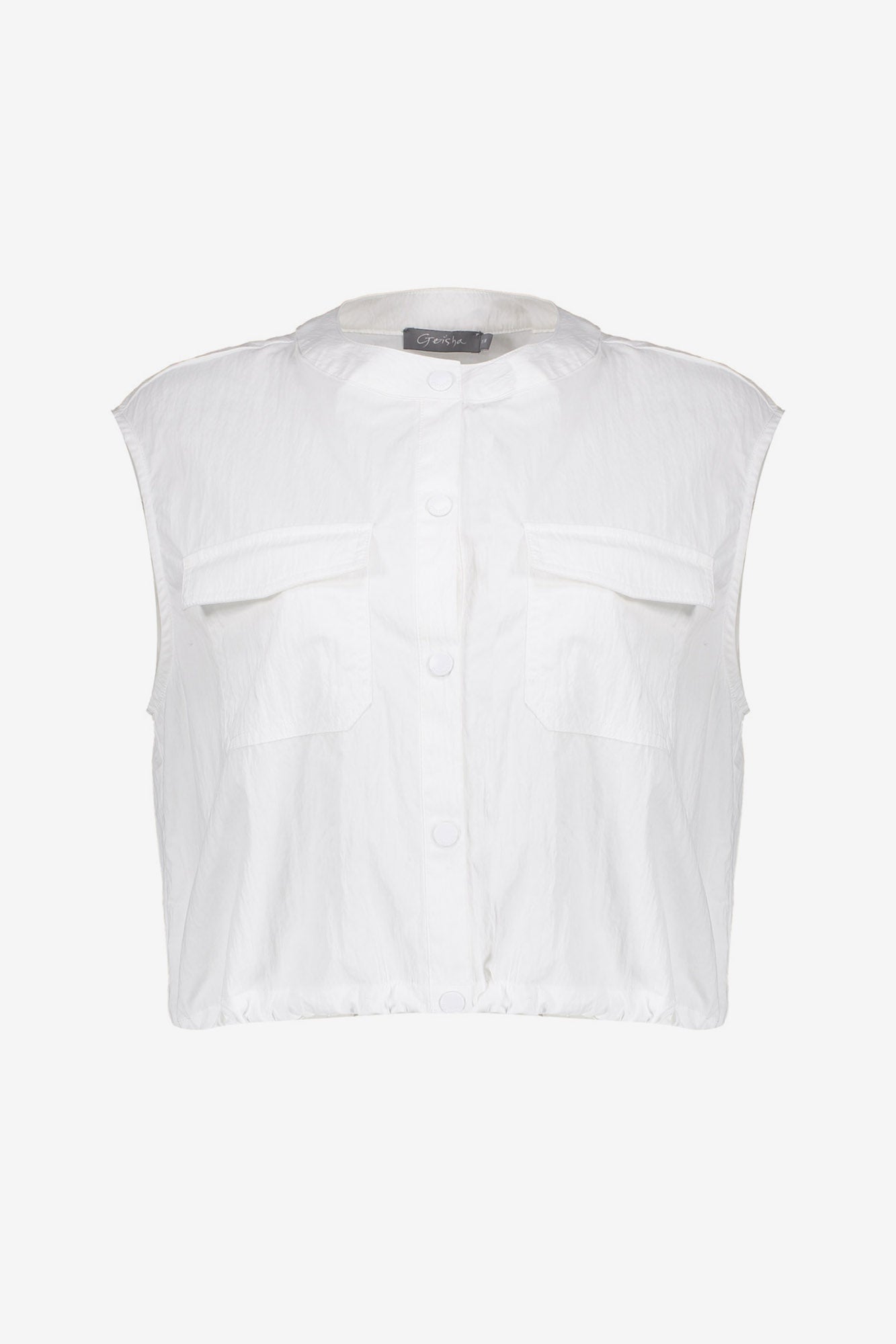 Geisha Ärmellose Parachute-Bluse