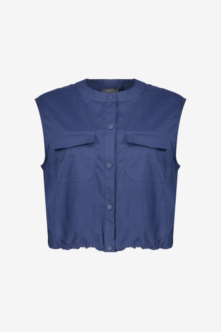 Geisha Ärmellose Parachute-Bluse