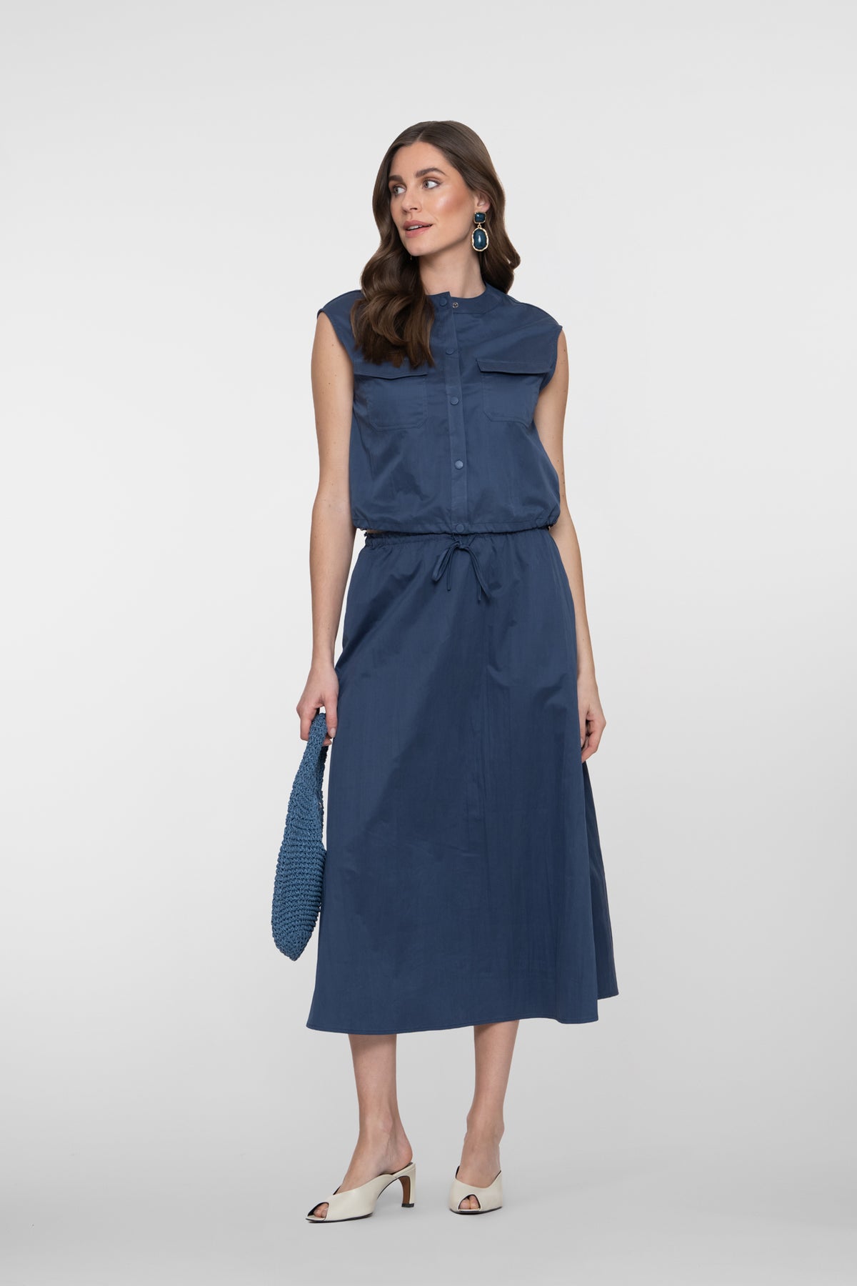 Geisha Ärmellose Parachute-Bluse – Shop de look