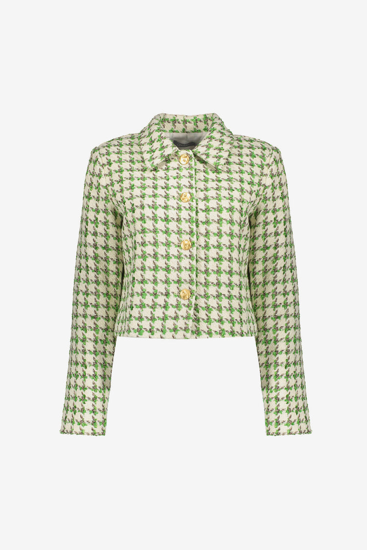 Geisha Tweedjacke mit goldenen Knöpfen