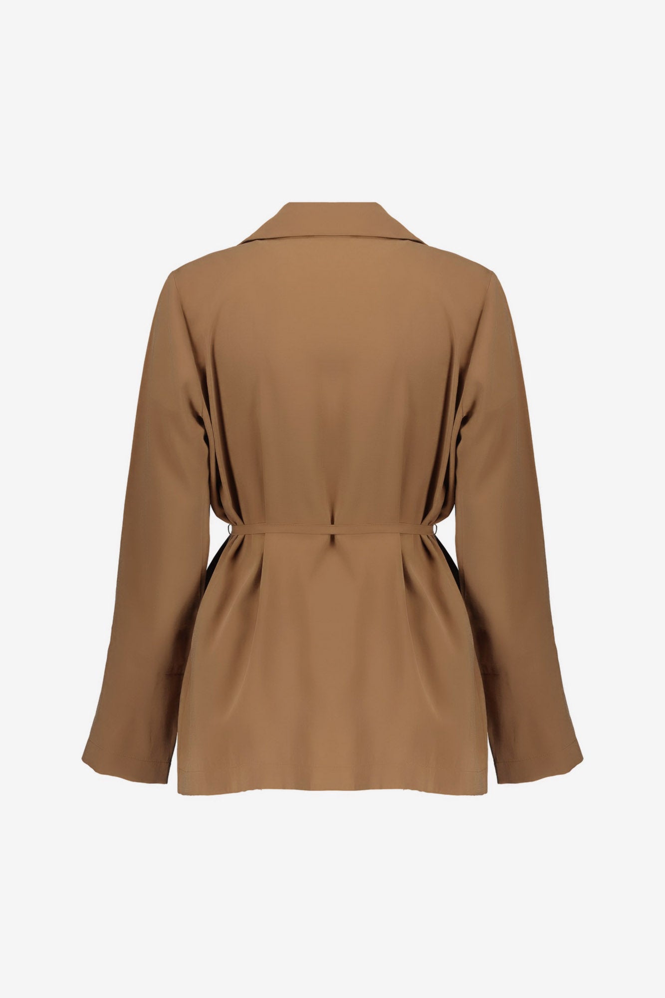 Geisha-Blazer mit Gürtel und Reverskragen