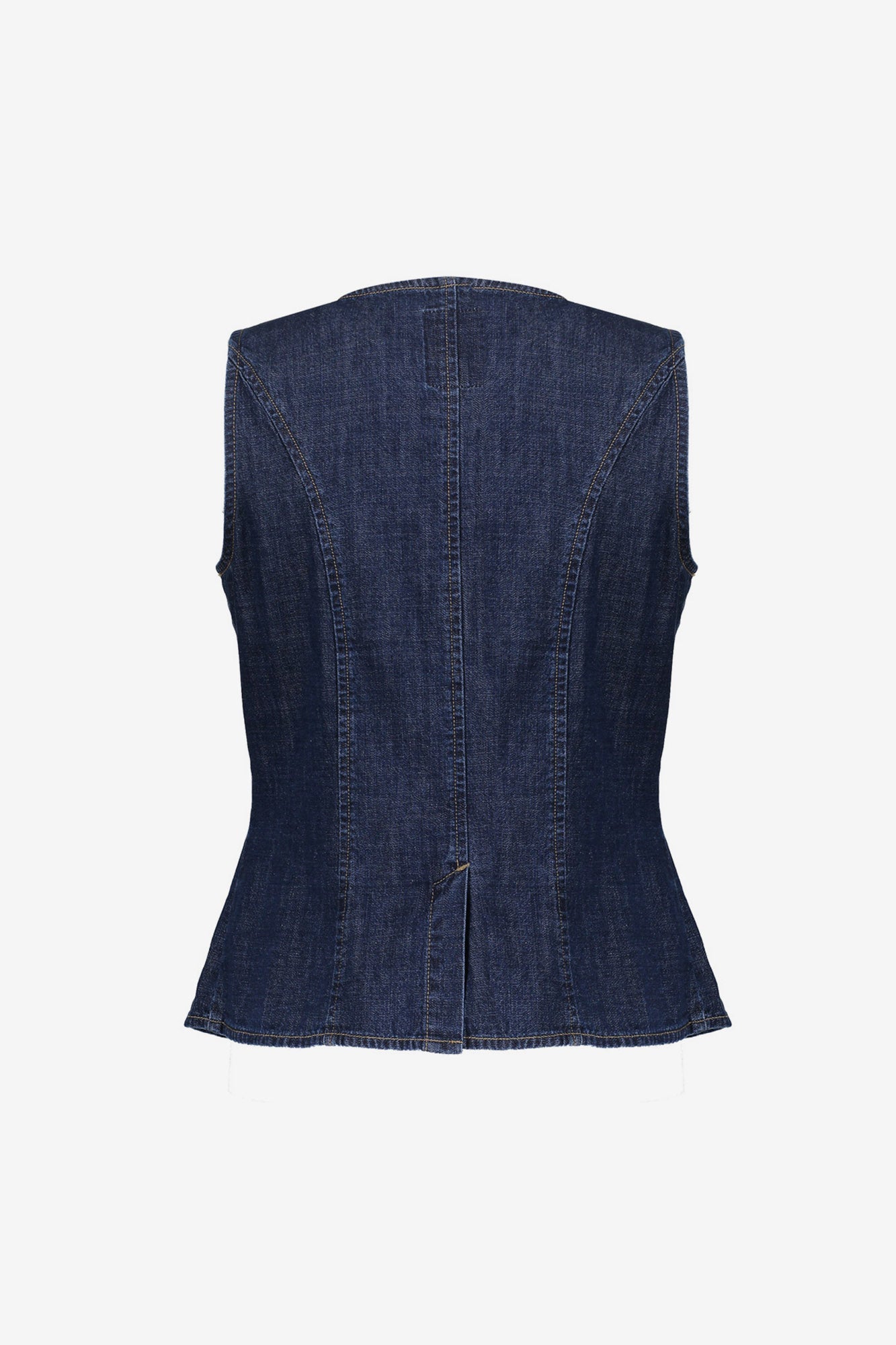 Geisha Denimweste mit Knöpfen