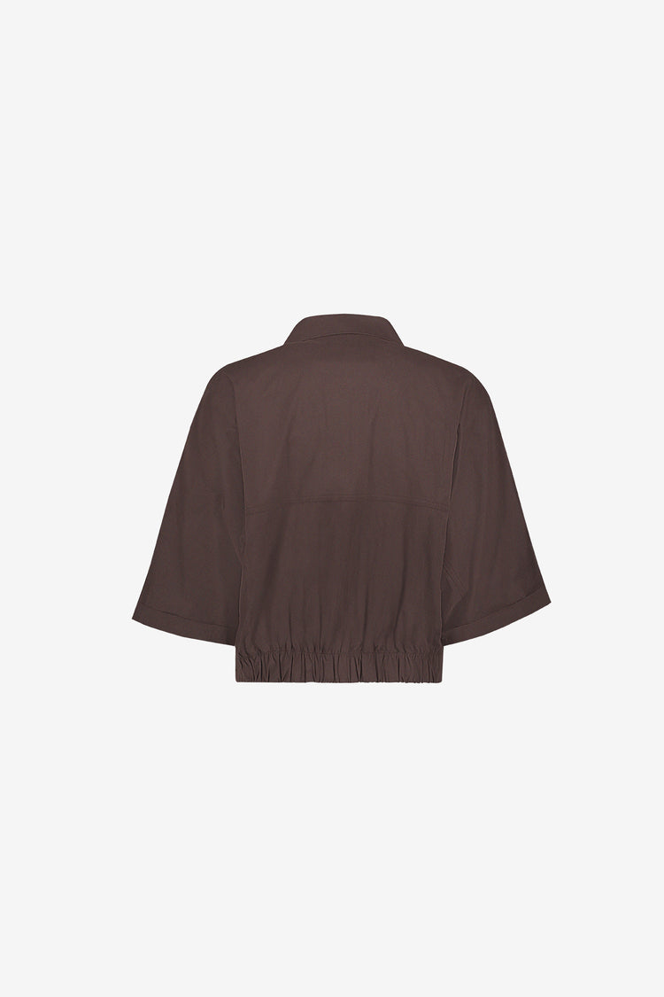 Geisha kurze Jacke mit Utility-Details und lockerer Passform