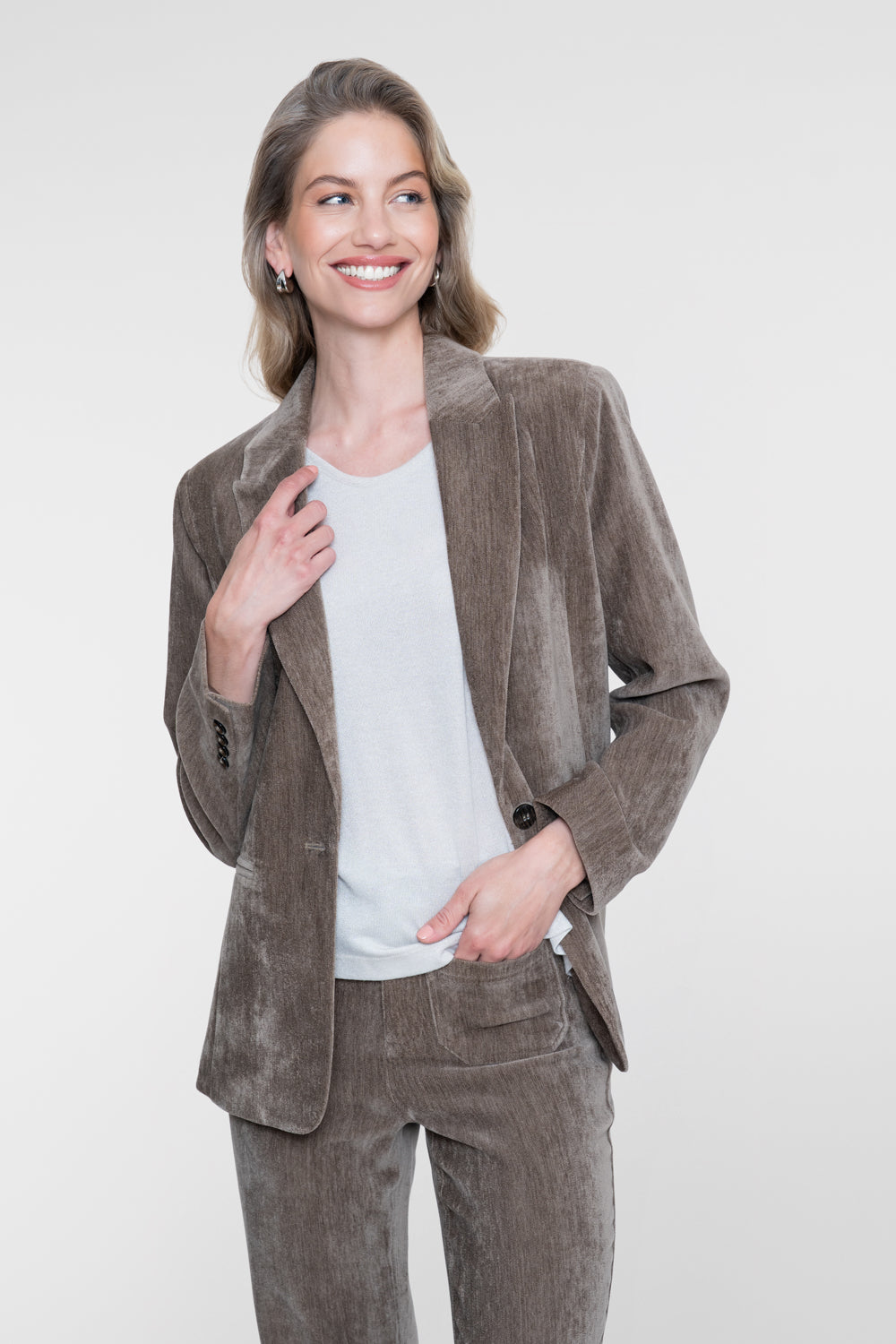 Geisha Blazer mit klassischem Reverskragen