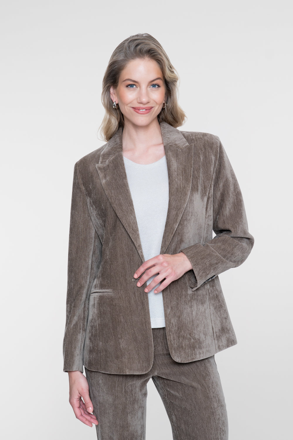 Geisha Blazer mit klassischem Reverskragen