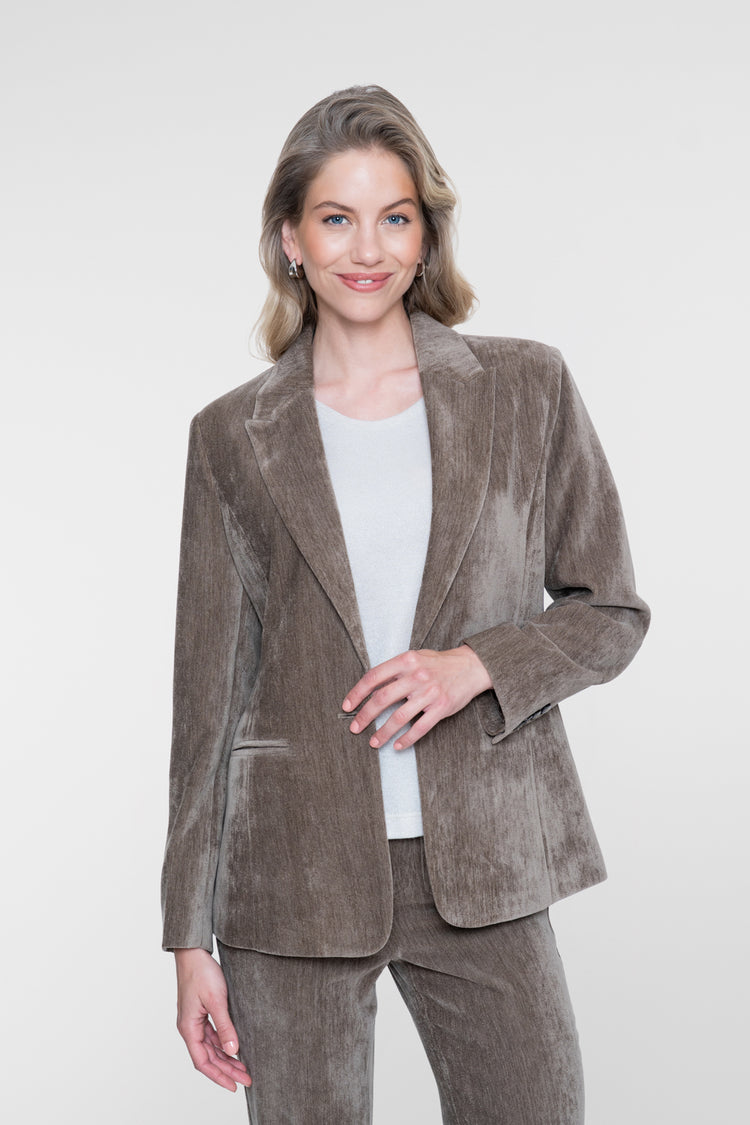 Geisha Blazer mit klassischem Reverskragen