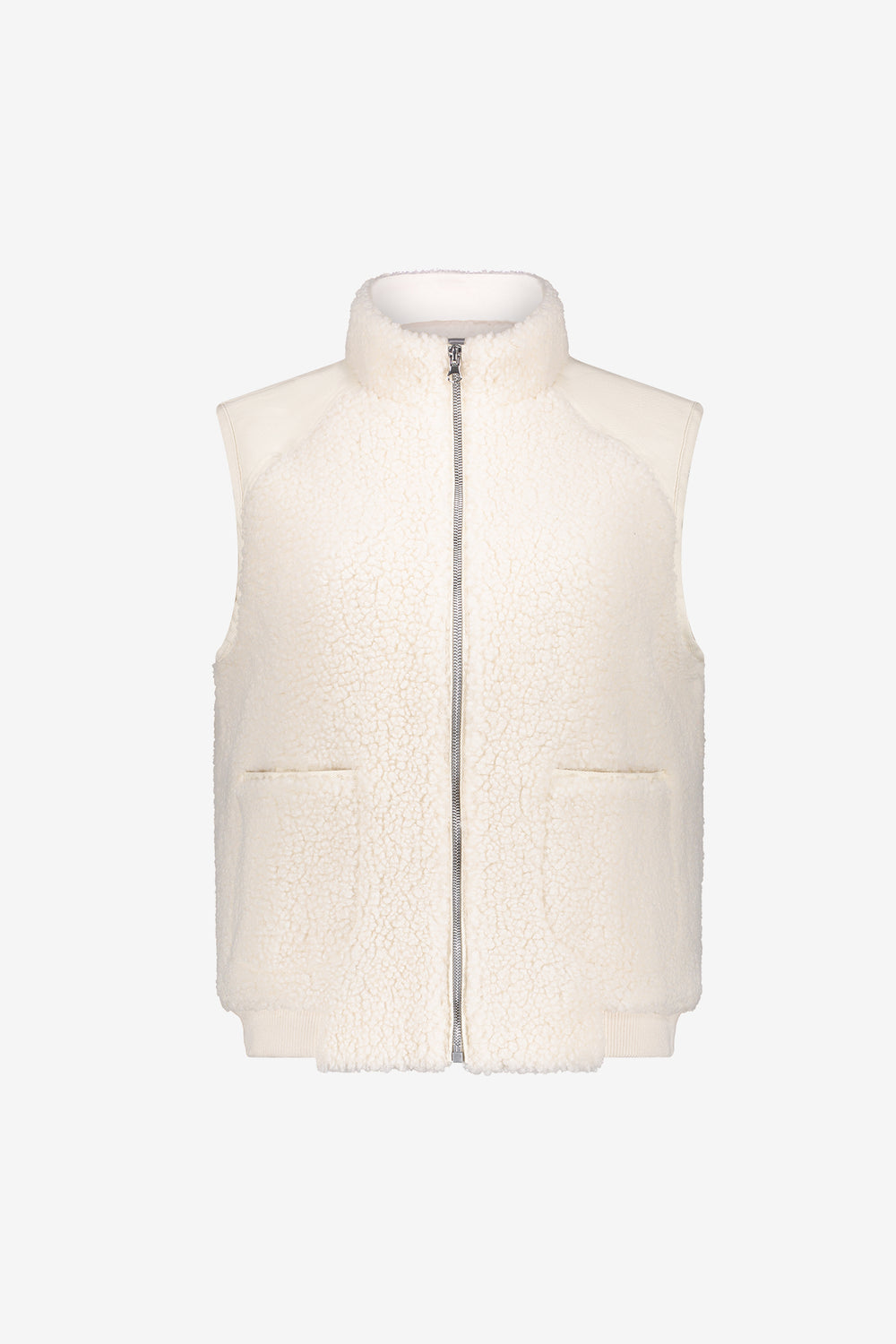 Geisha Teddy-Bodywarmer mit Stehkragen