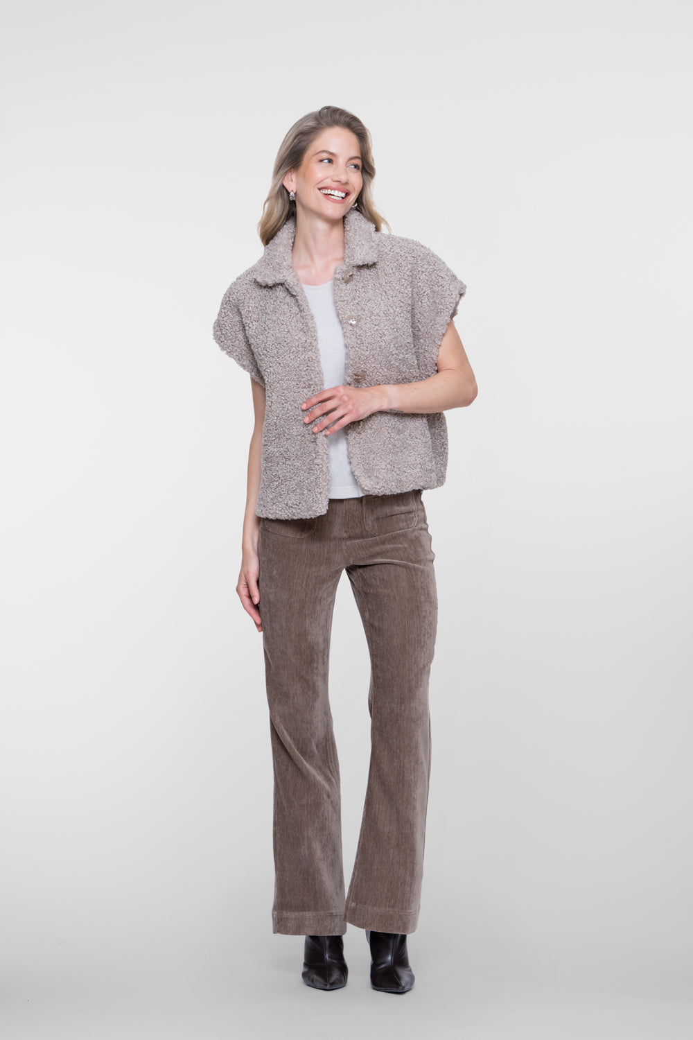 Geisha Teddyweste mit Kragen – Shop de look
