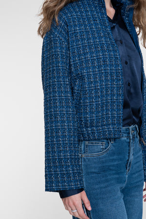 Geisha Tweedjacke mit sportlichen Details