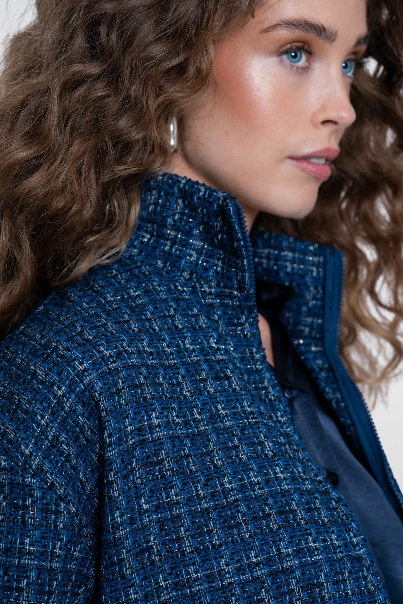 Geisha Tweedjacke mit sportlichen Details