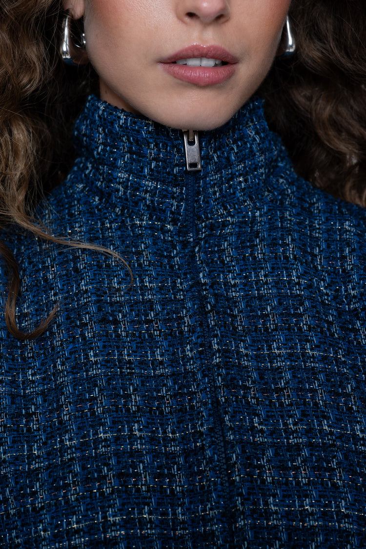 Geisha Tweedjacke mit sportlichen Details
