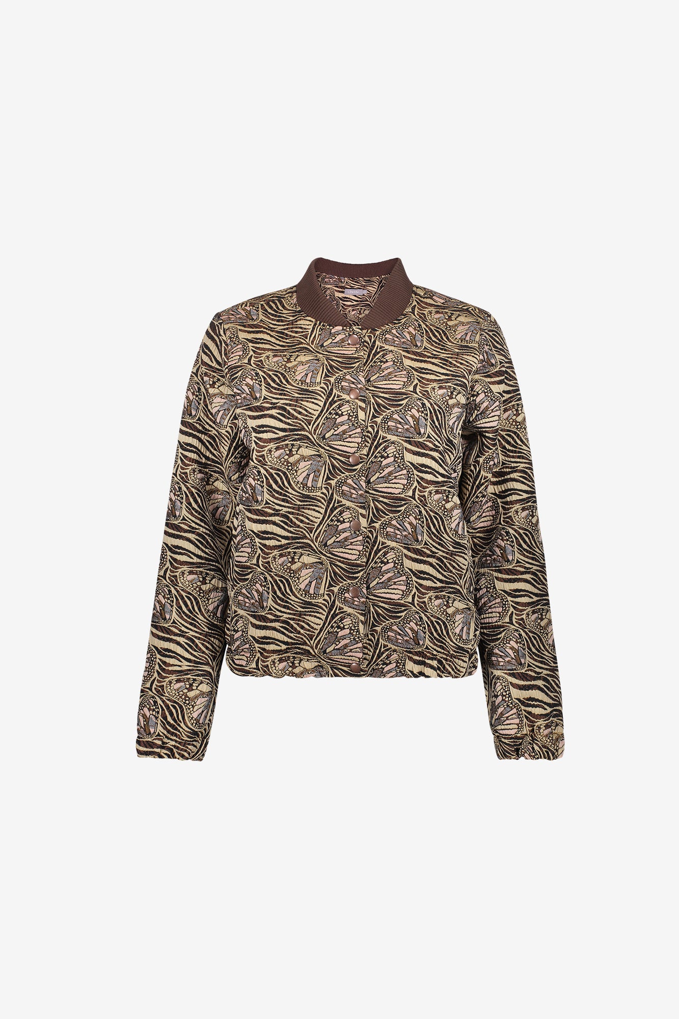 Geisha Jacquardjacke mit Schmetterlingsmuster