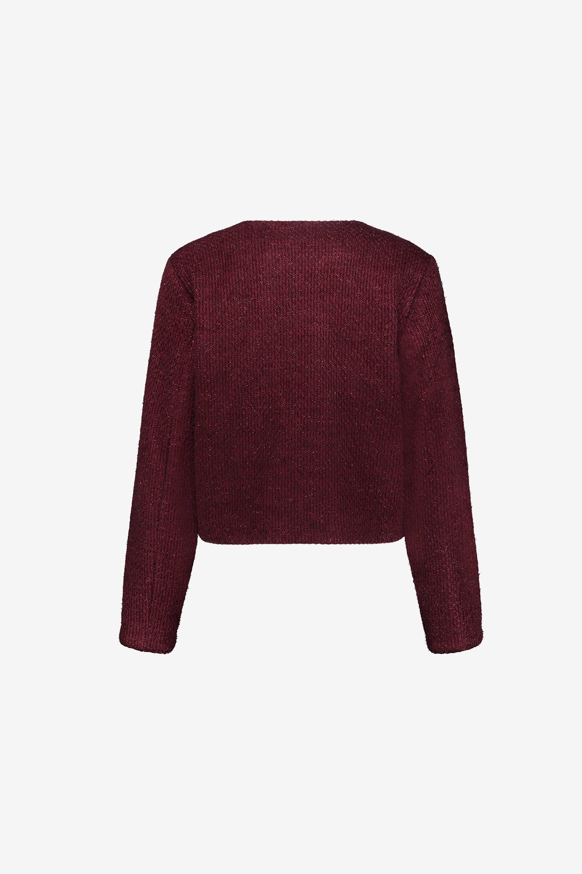 Geisha Damen Bouclé-Jacke mit Glitzer und goldfarbenen Knöpfen