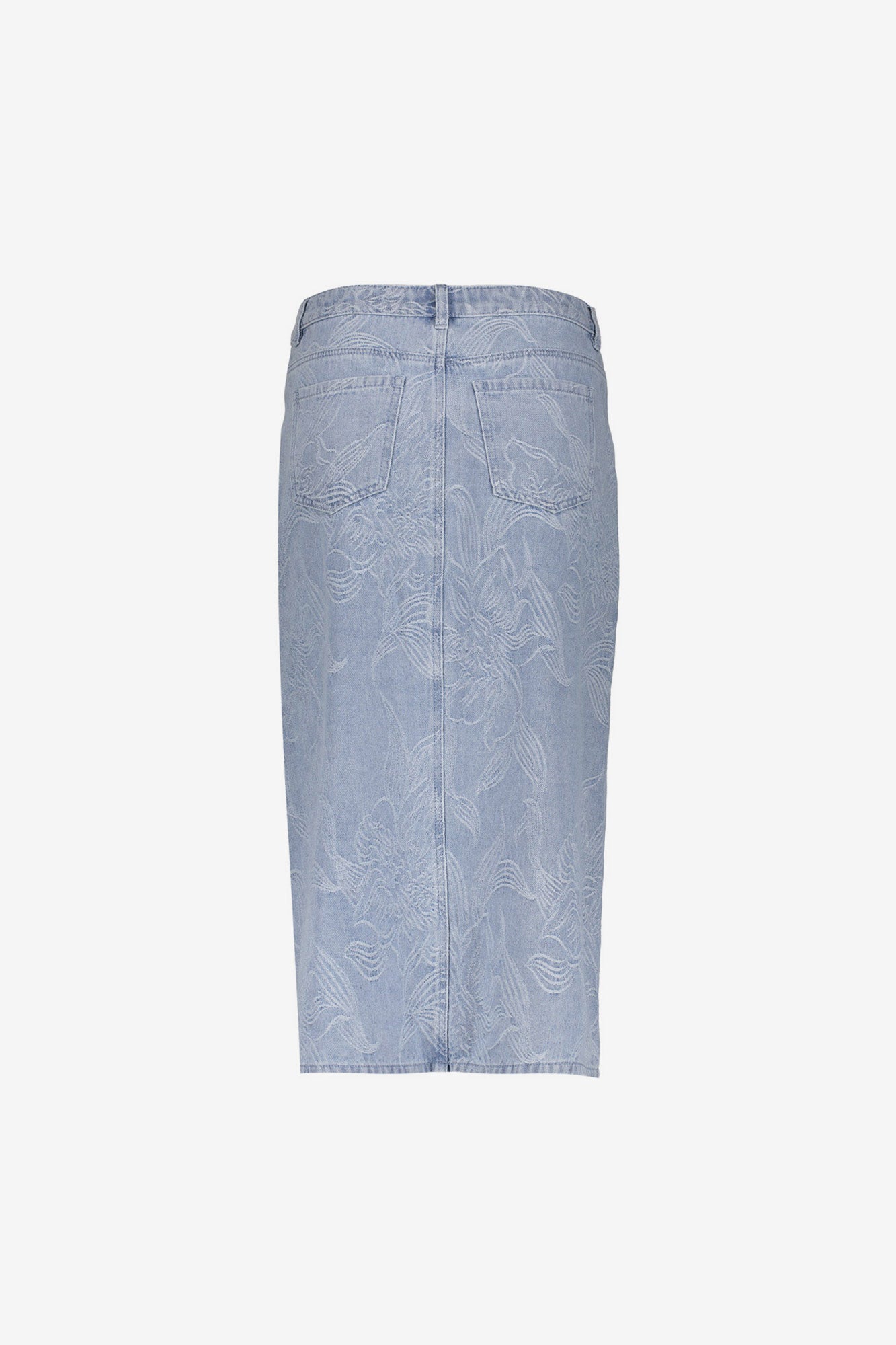 Geisha Midirock mit Jacquard und Blumenmuster