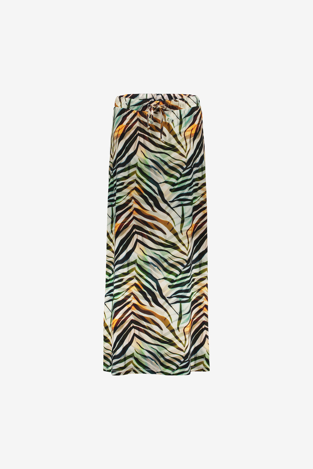 Geisha Maxirock mit grafischem Print