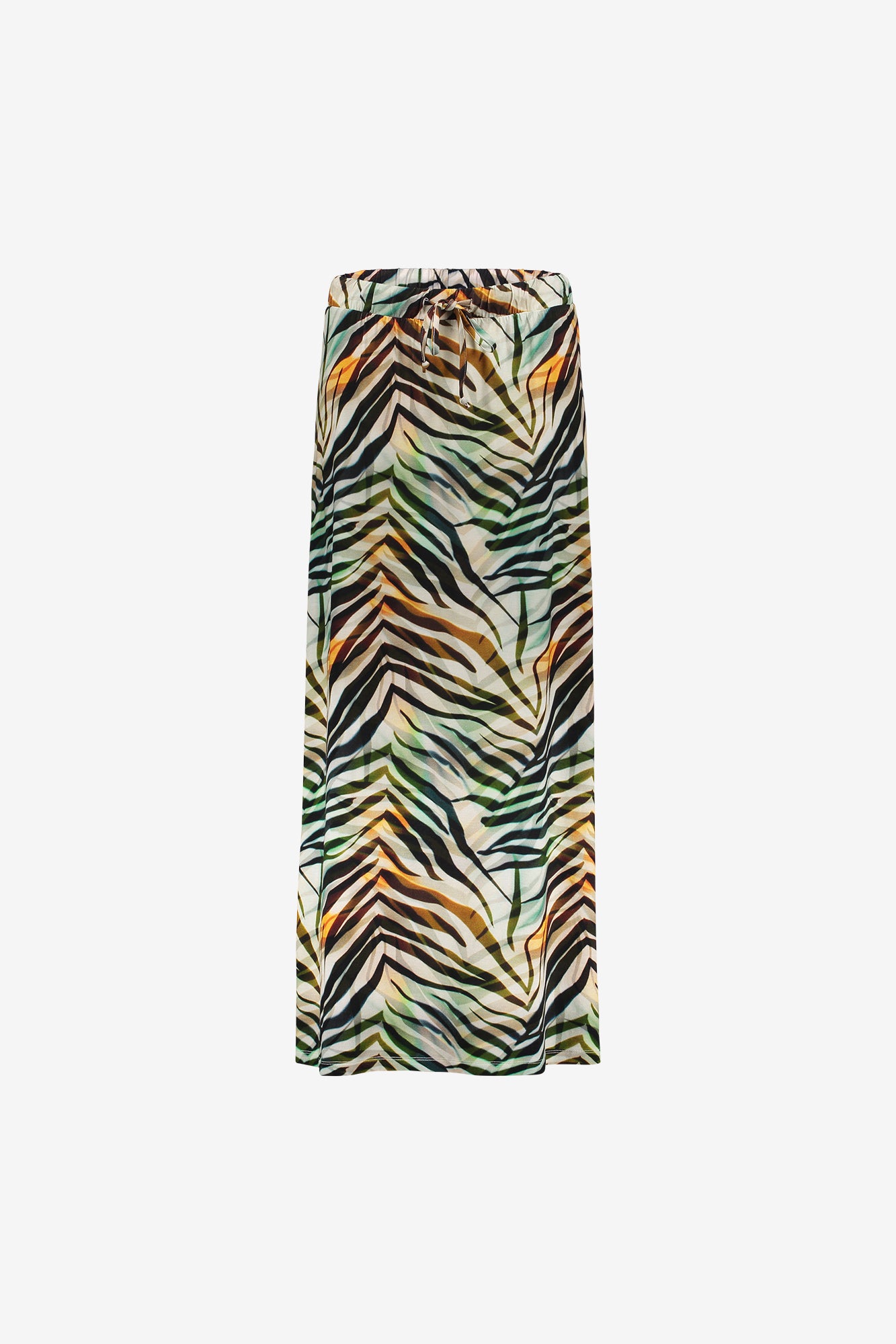Geisha Maxirock mit grafischem Print