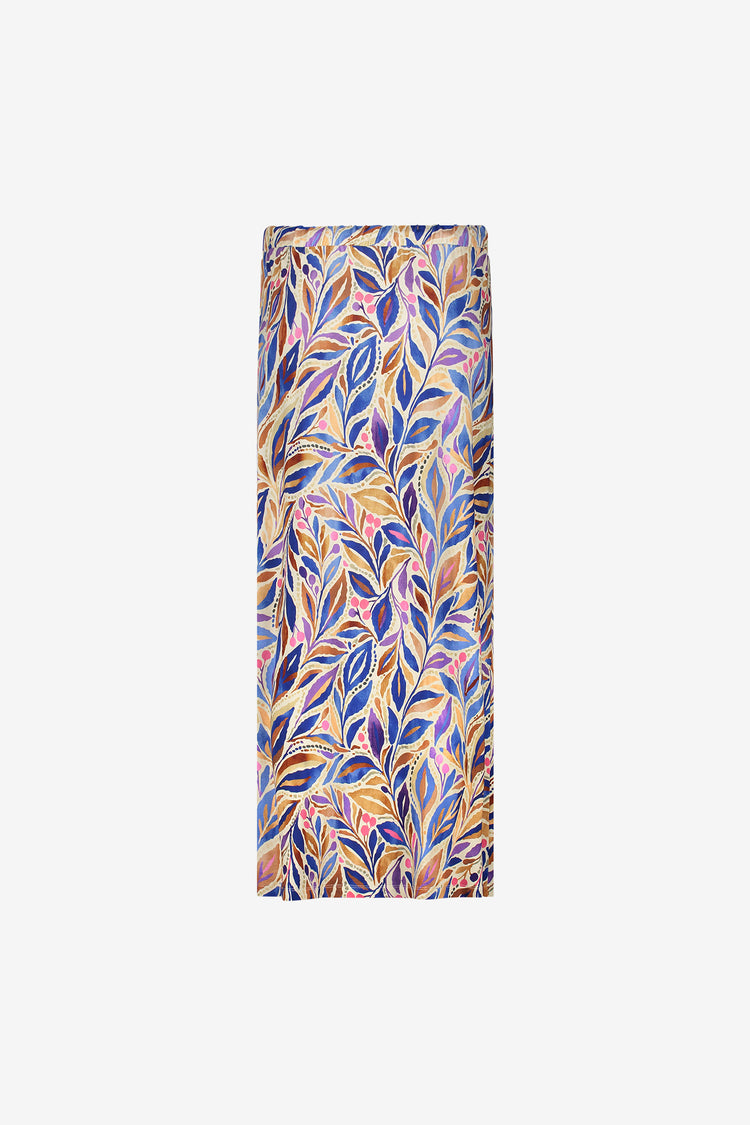Geisha Maxirock mit grafischem Print