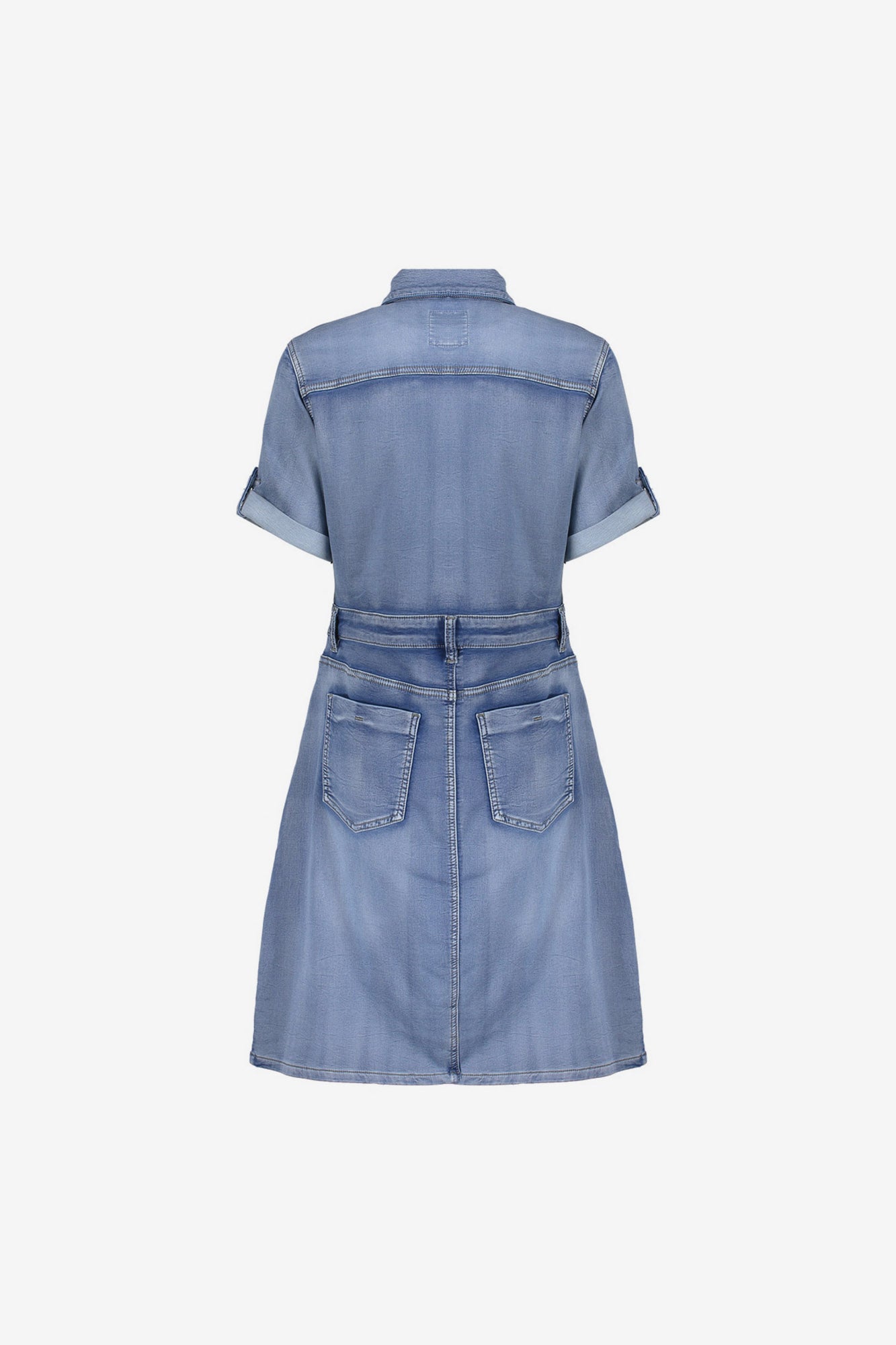 Geisha Denimkleid mit Knöpfen