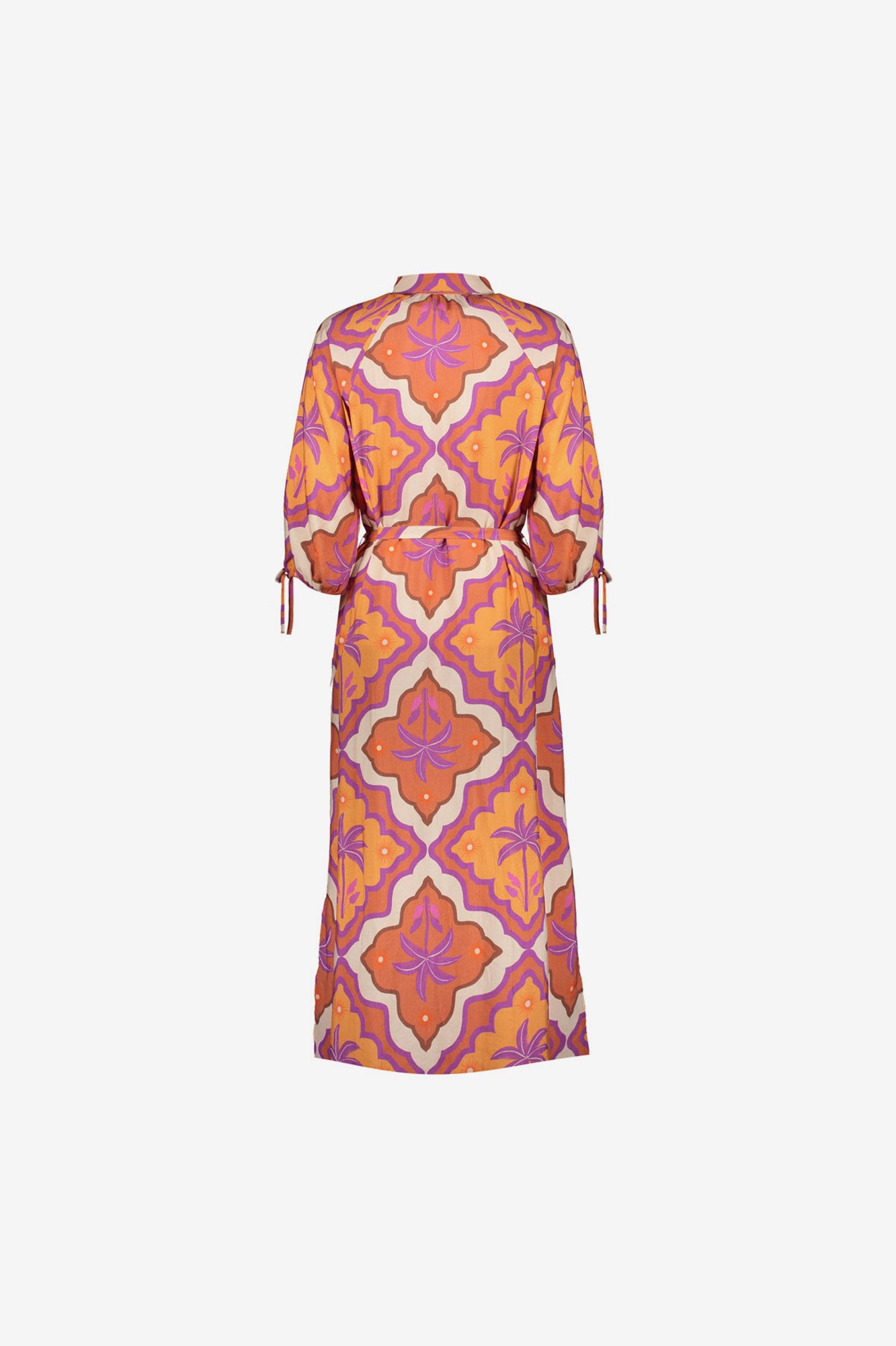 Geisha Midikleid mit tropischem Print