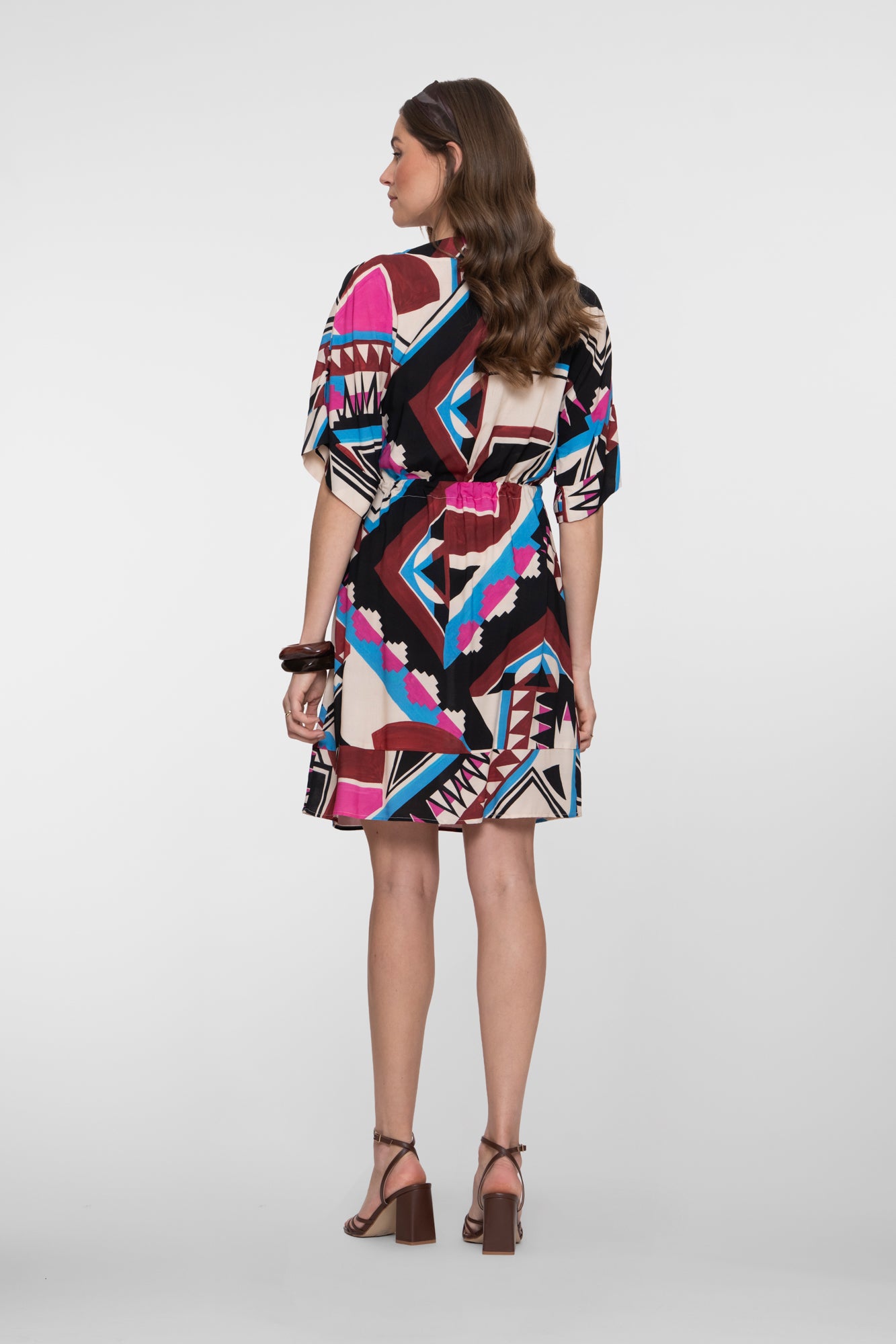 Kleid mit grafischem Print
