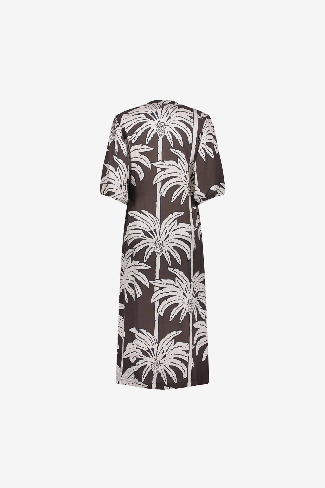 Geisha Maxikleid mit Palmenprint