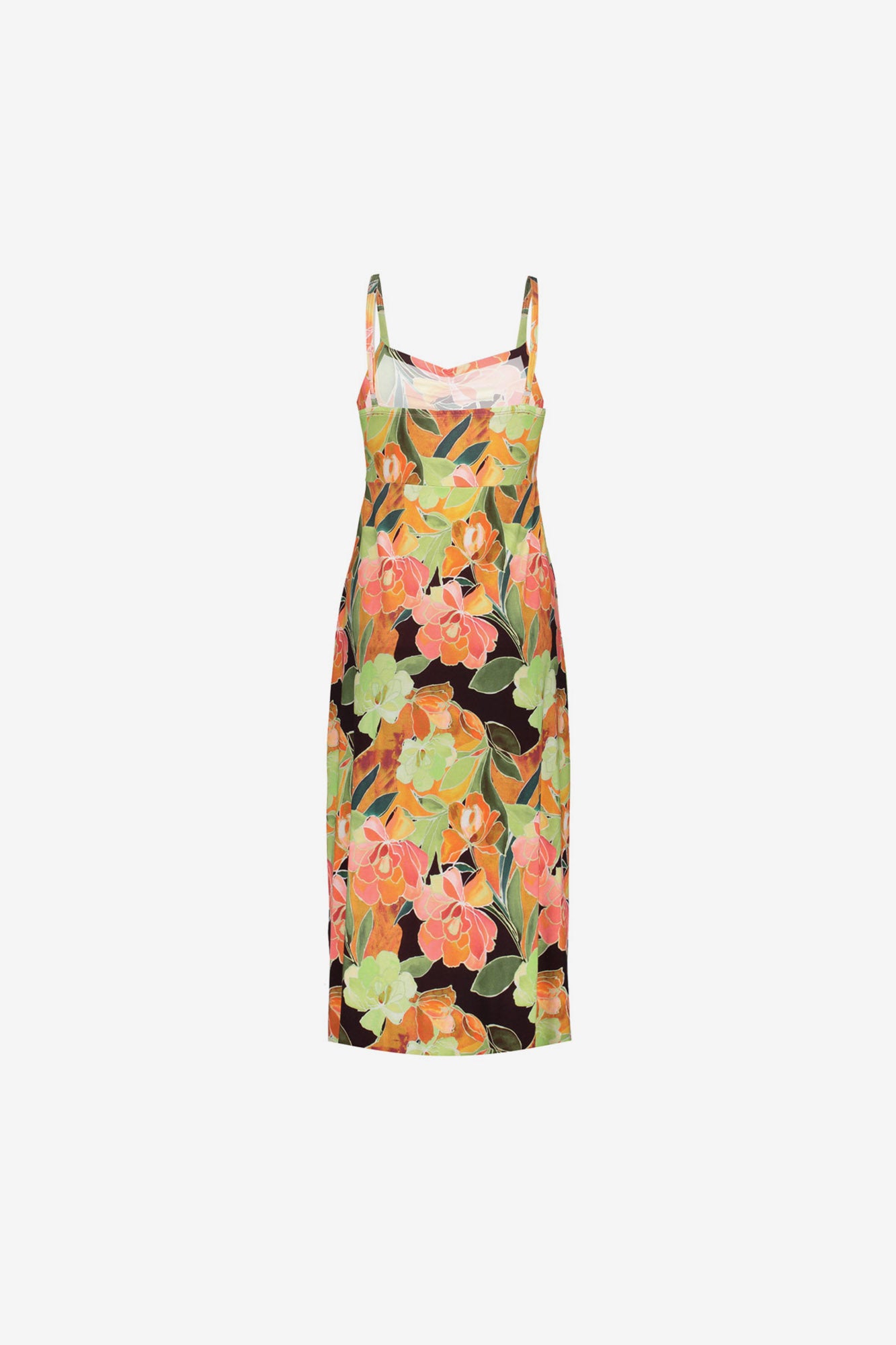 Geisha Kleid mit tropischem Print