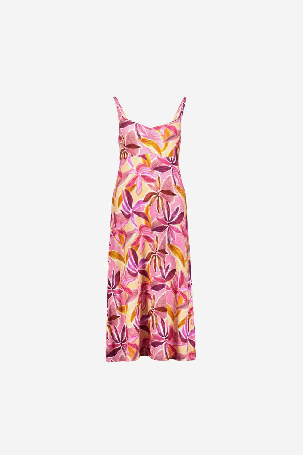 Geisha Kleid mit tropischem Print