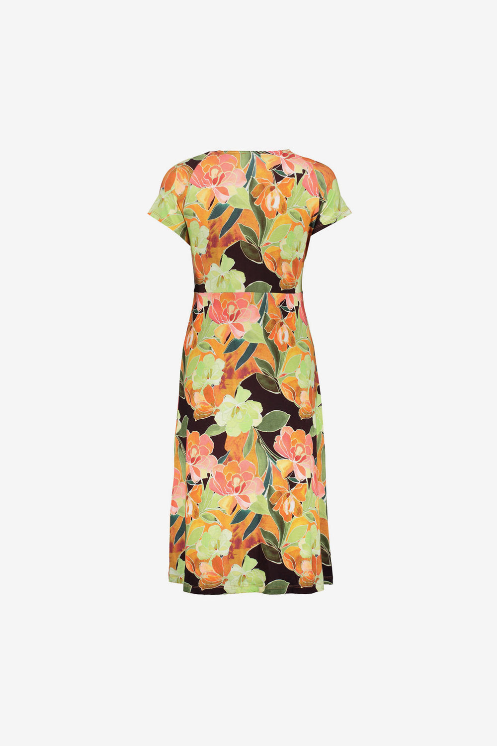 Geisha Tricotkleid mit Blumenprint