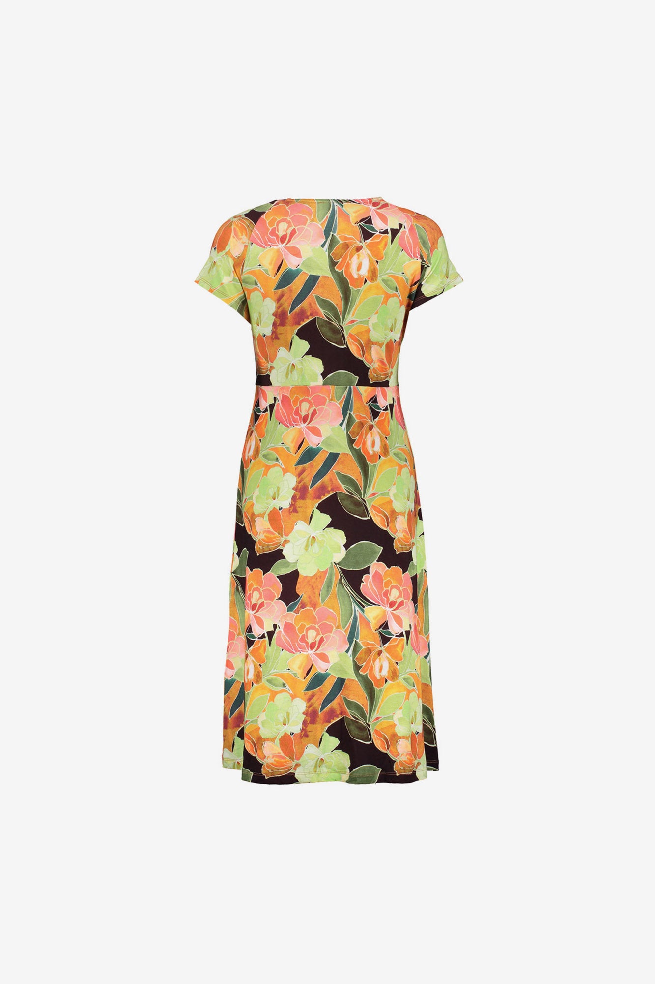 Geisha Tricotkleid mit Blumenprint