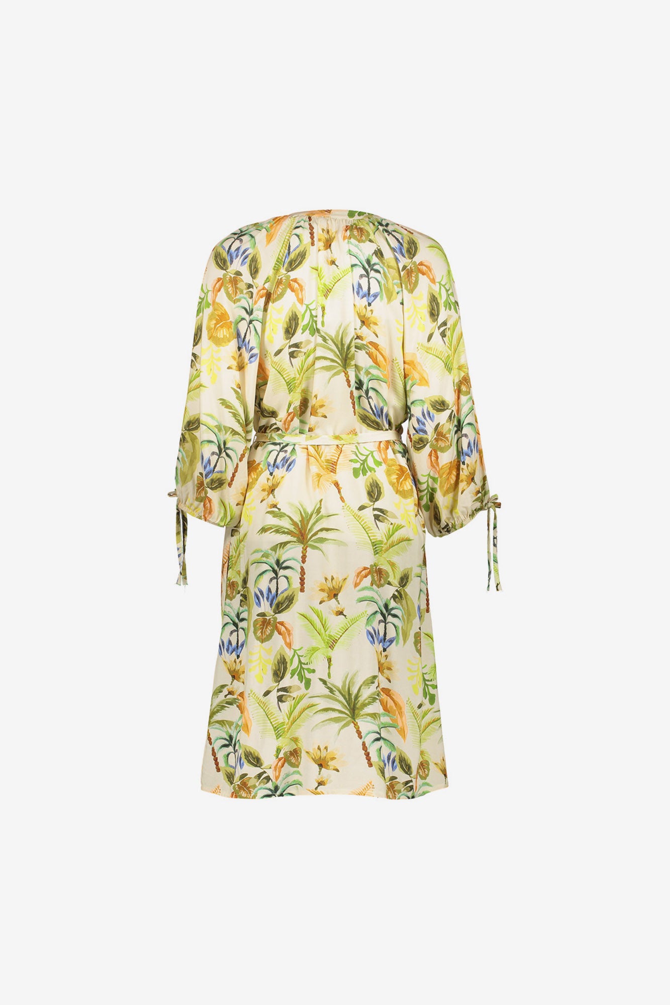 Geisha Kleid mit tropischem Druck