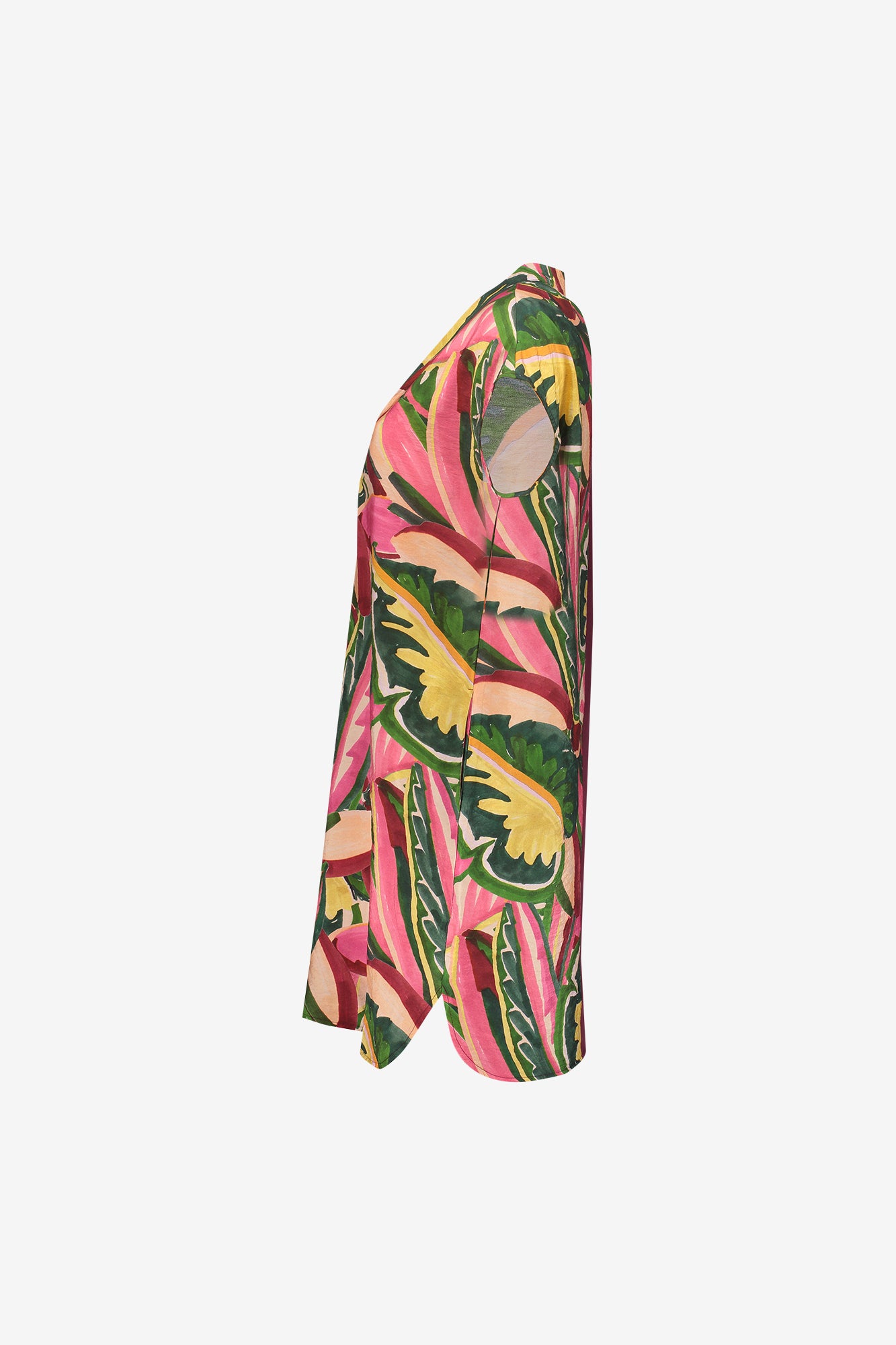 Geisha sommerliches Kleid mit V-Ausschnitt