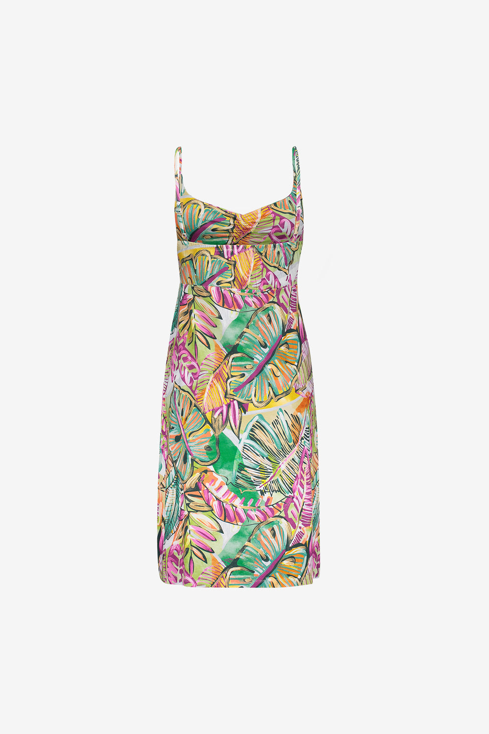 Geisha Sommerkleid mit farbenfrohem Print