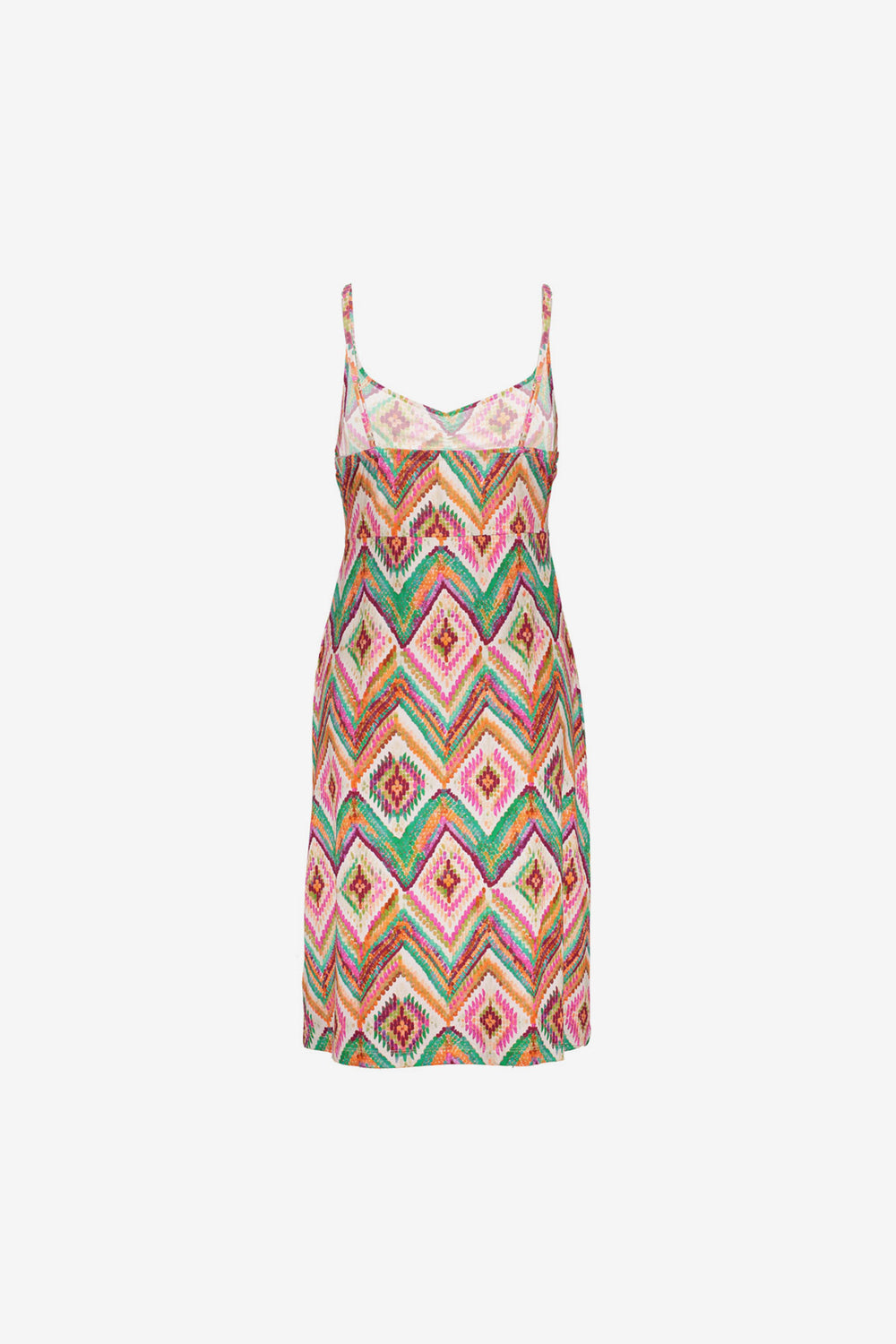 Geisha Sommerkleid mit farbenfrohem Print