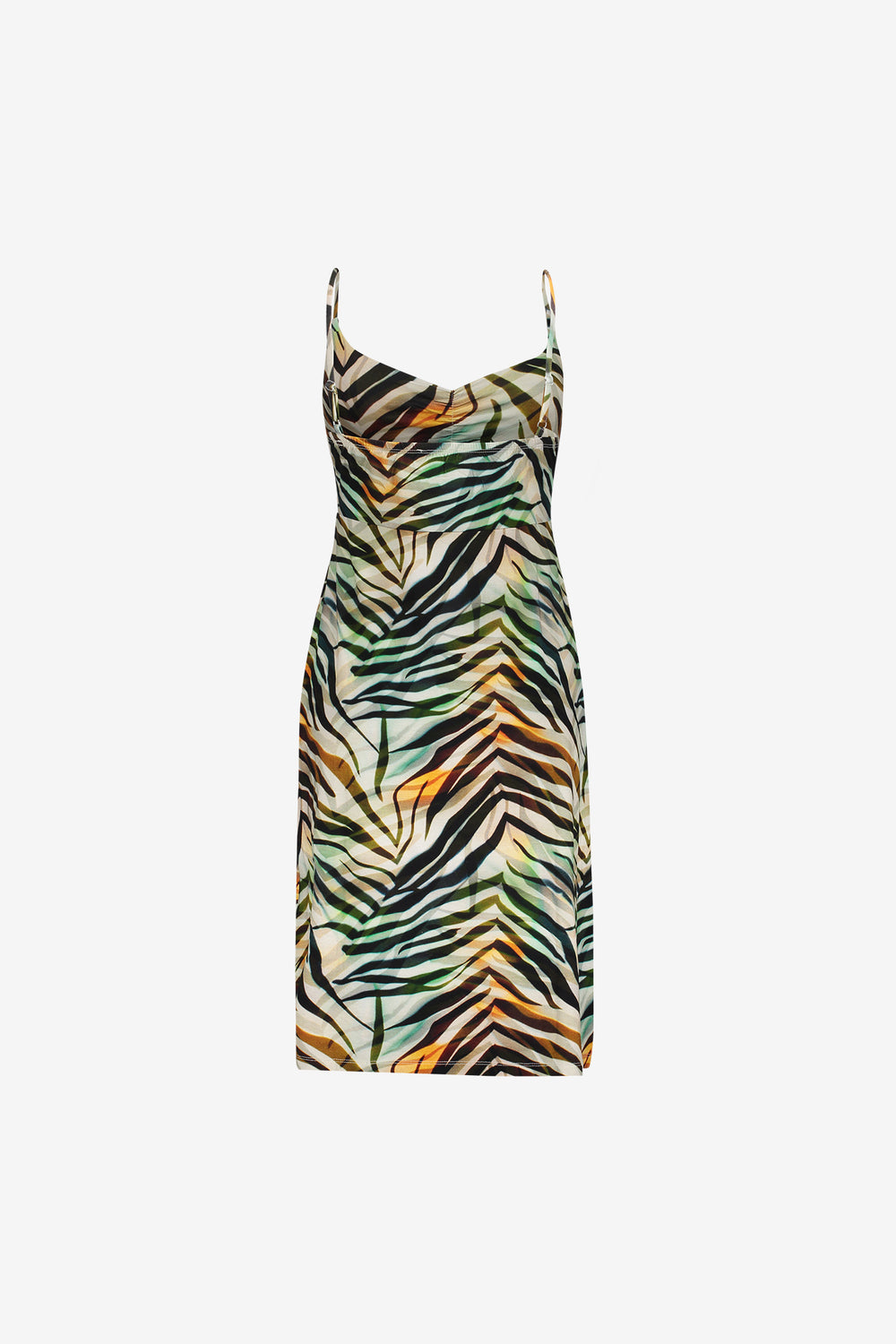 Geisha Sommerkleid mit farbenfrohem Print
