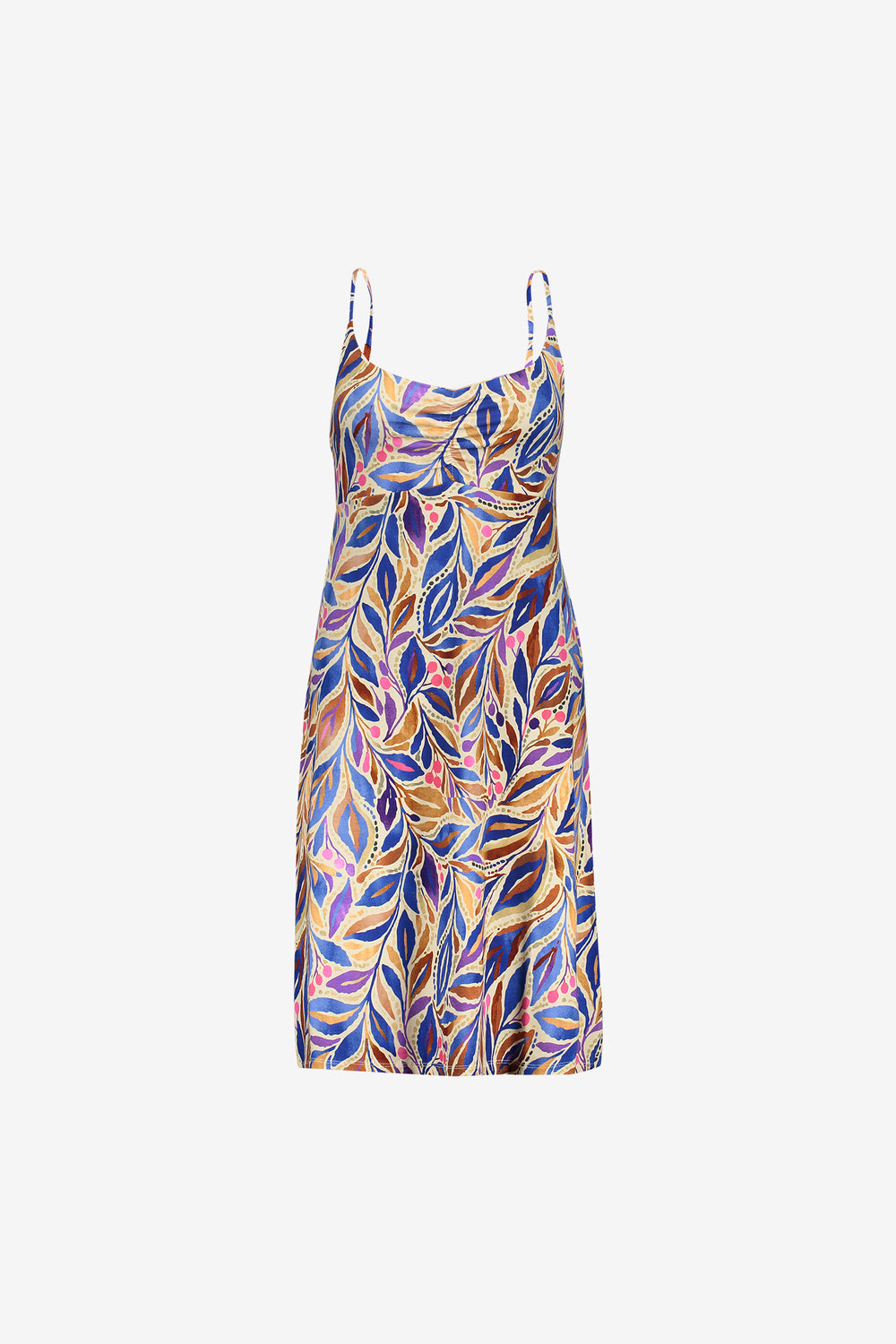 Geisha Sommerkleid mit farbenfrohem Print