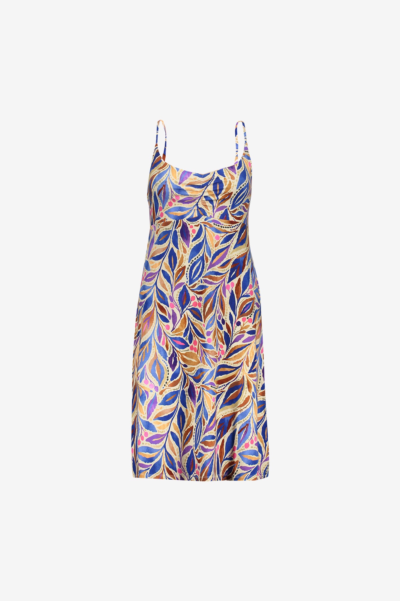 Geisha Sommerkleid mit farbenfrohem Print