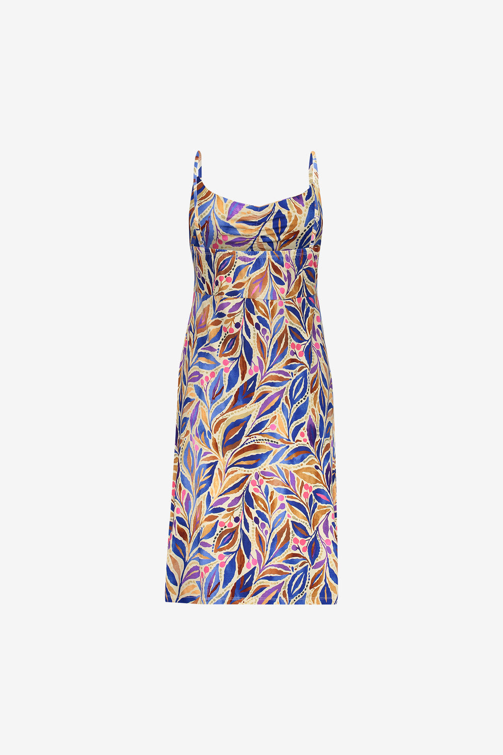 Geisha Sommerkleid mit farbenfrohem Print