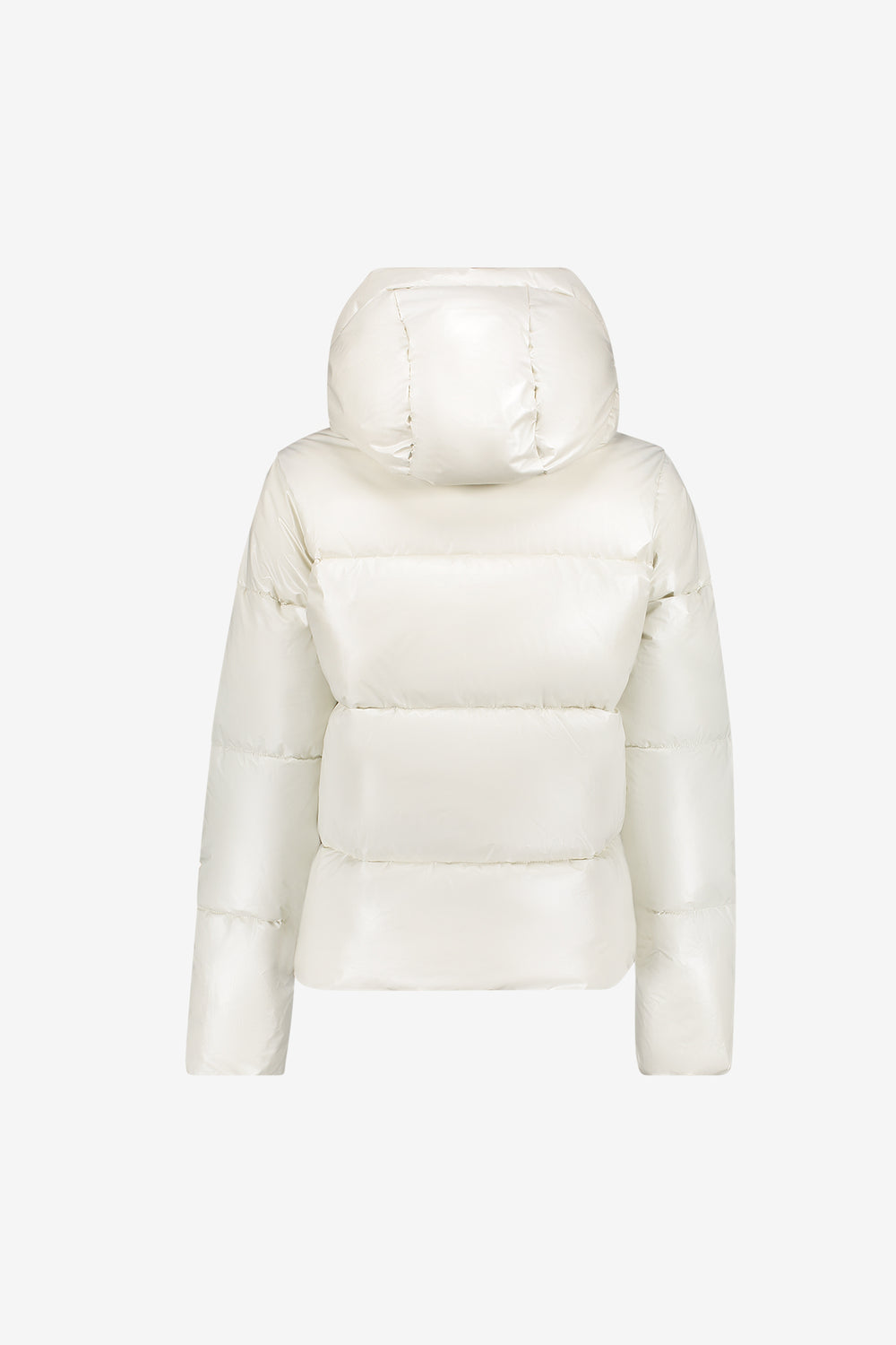 Geisha Winterjacke mit hoher Kapuze und dezentem Glanz