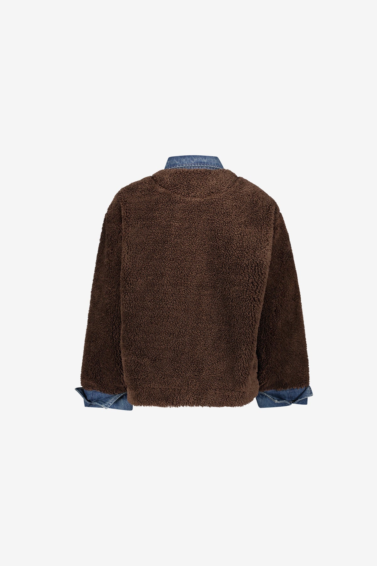 Geisha Teddyjacke mit Denim