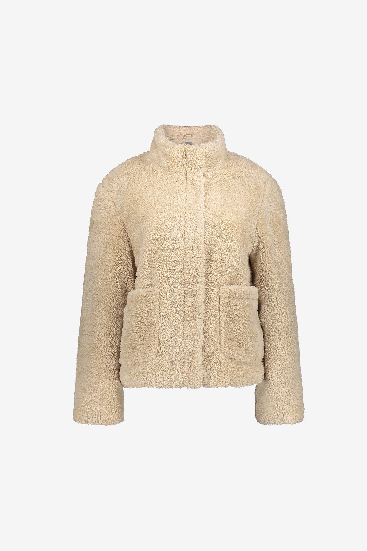 Geisha Teddyjacke mit aufgesetzten Taschen und kurzer Passform
