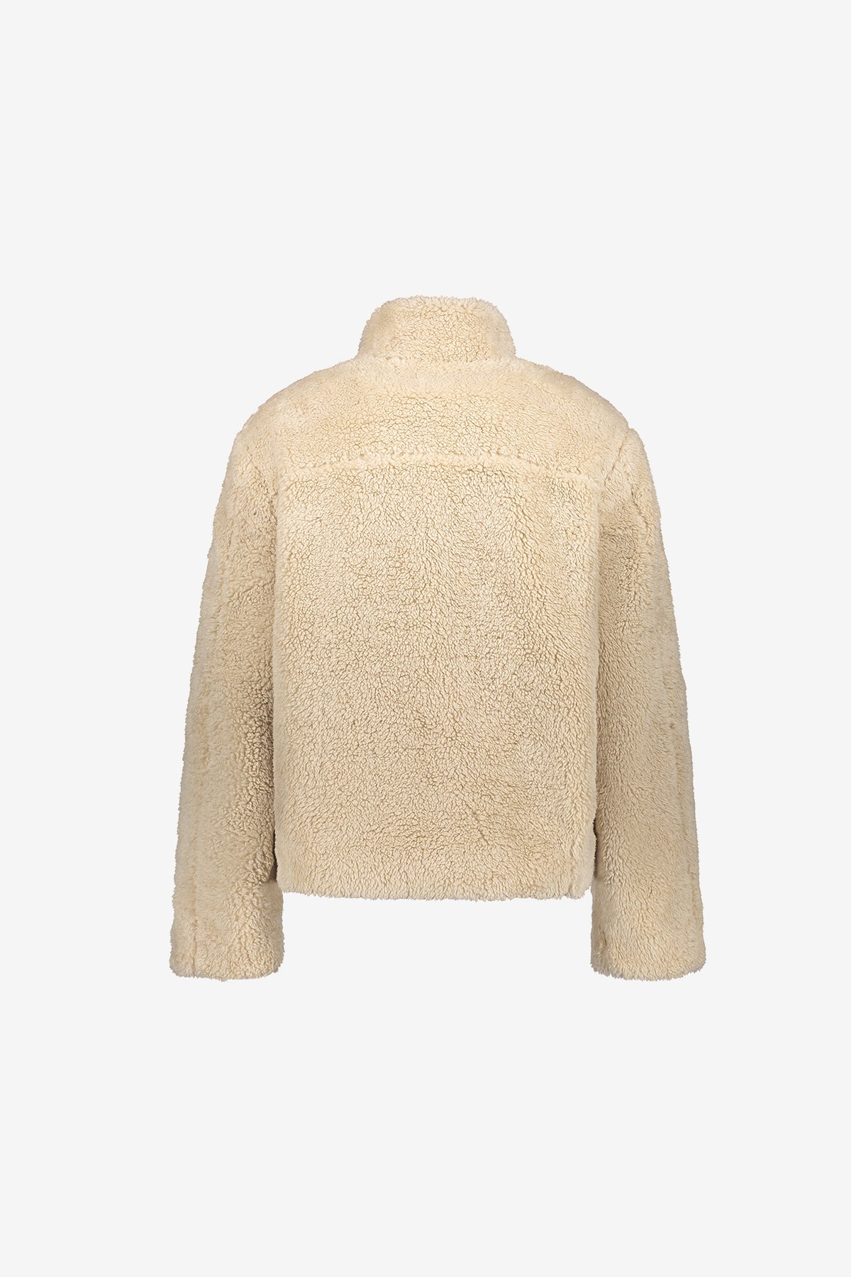 Geisha Teddyjacke mit aufgesetzten Taschen und kurzer Passform