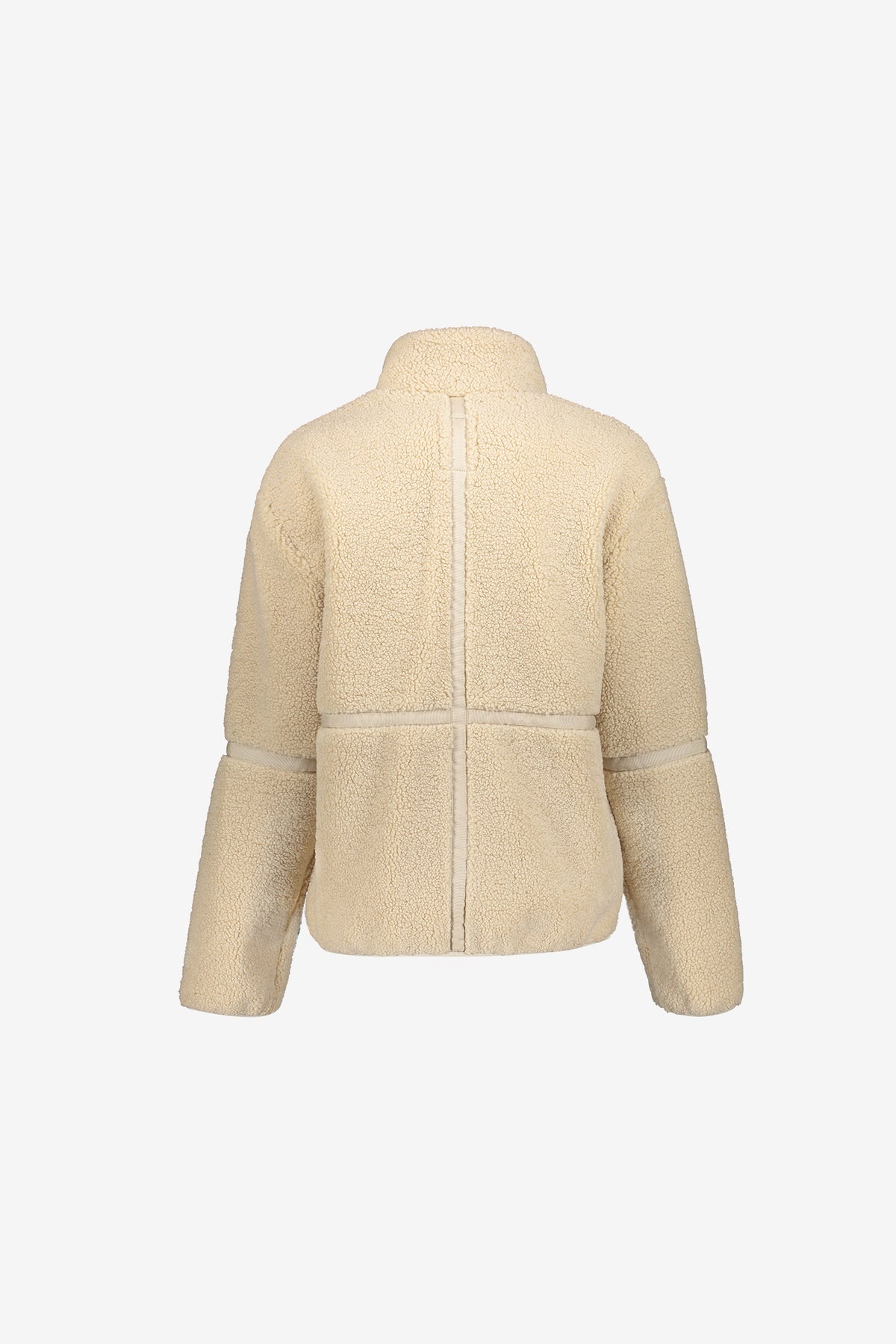 Geisha Teddyjacke mit Reißverschluss und Tape-Details