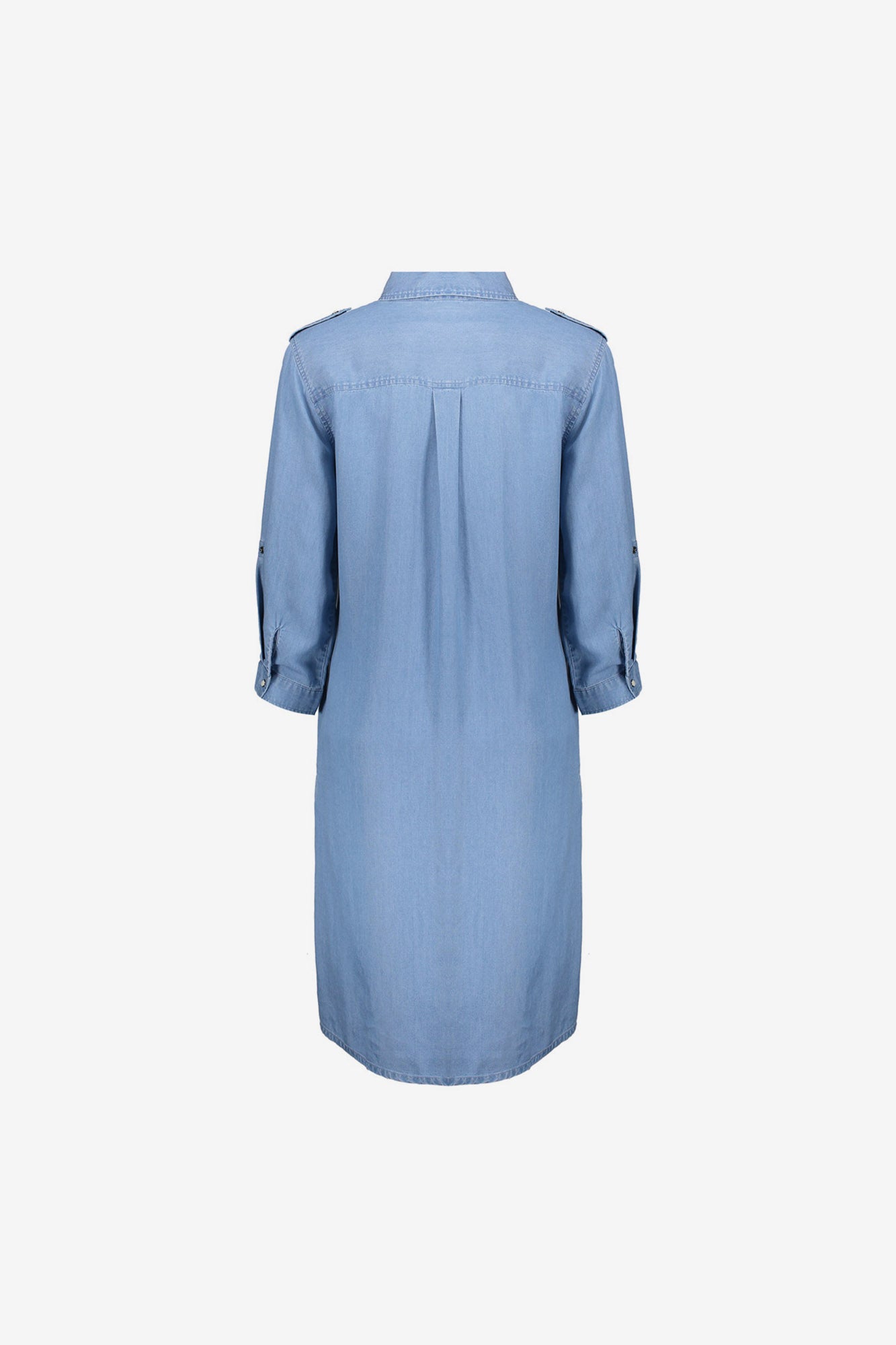 Kleid mit kurzen Ärmeln aus Tencel