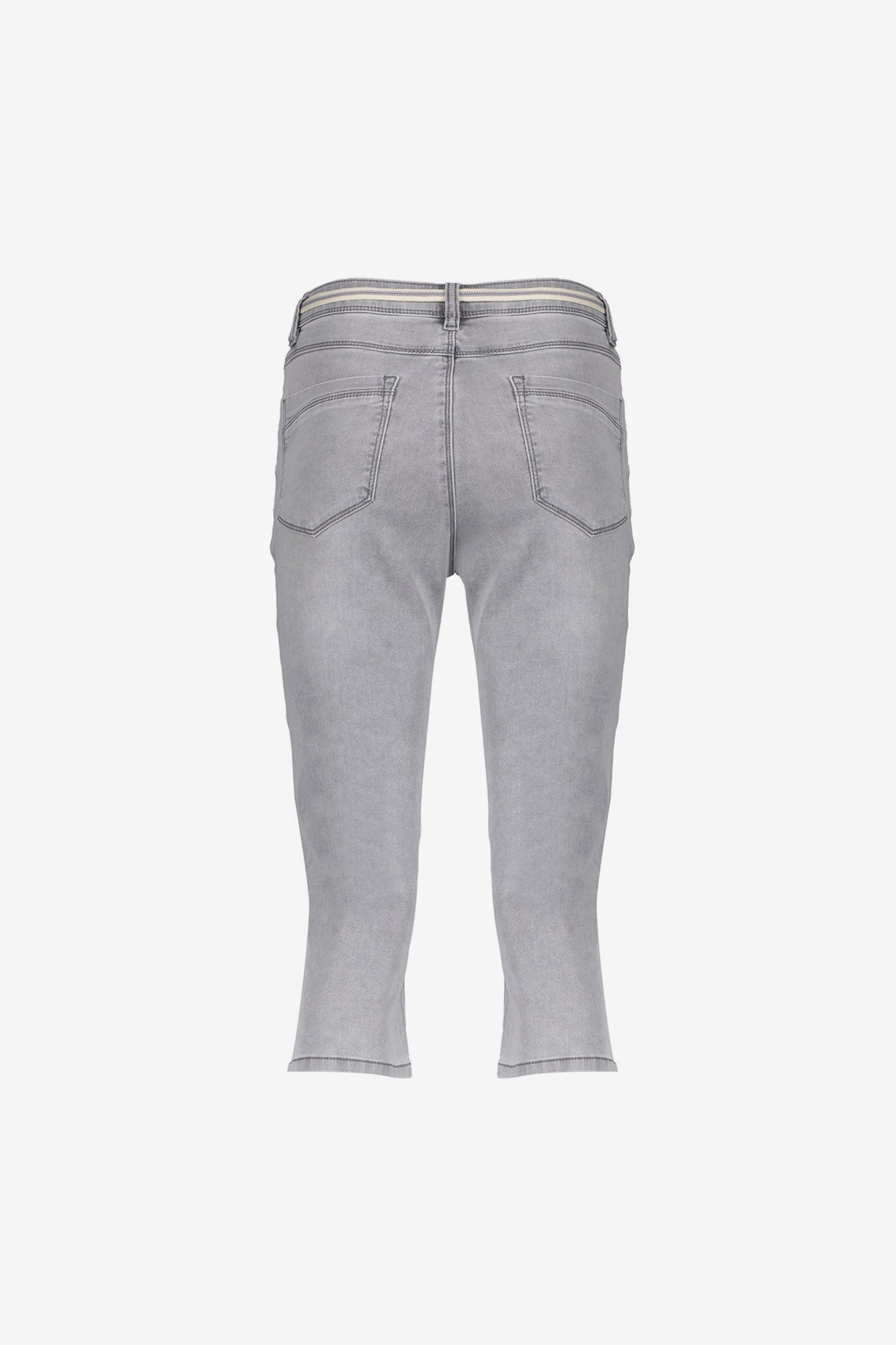 Geisha Capri-Jeans in Grau Denim