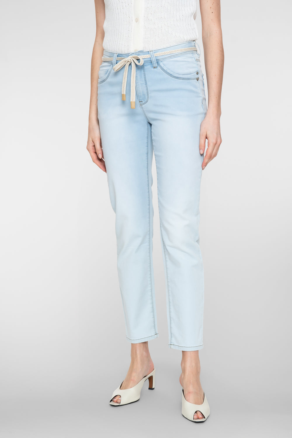 Geisha Jeans in Bleached Denim