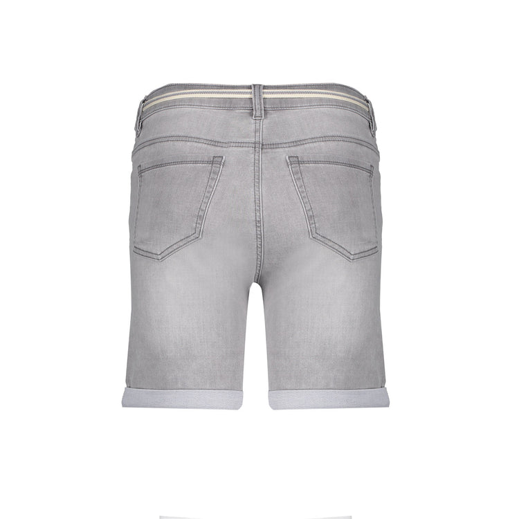 Geisha Denim Shorts aus grauem Denim