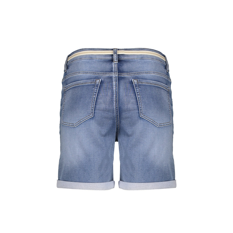 Geisha Denim-Shorts aus mittelblauem Denim